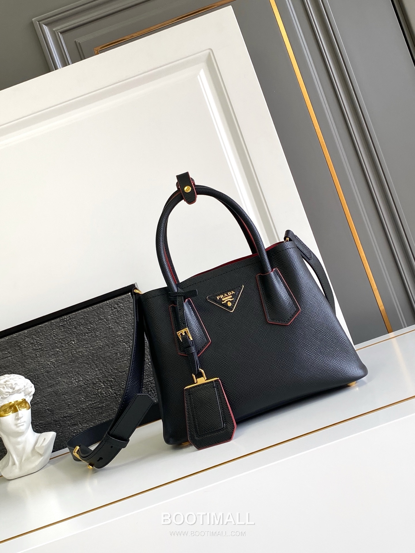 Prada Double Bag Mini Saffiano Leather Tote 1BG443 프라다 더블백 사피아노 가죽 미니 토트백 25cm 1