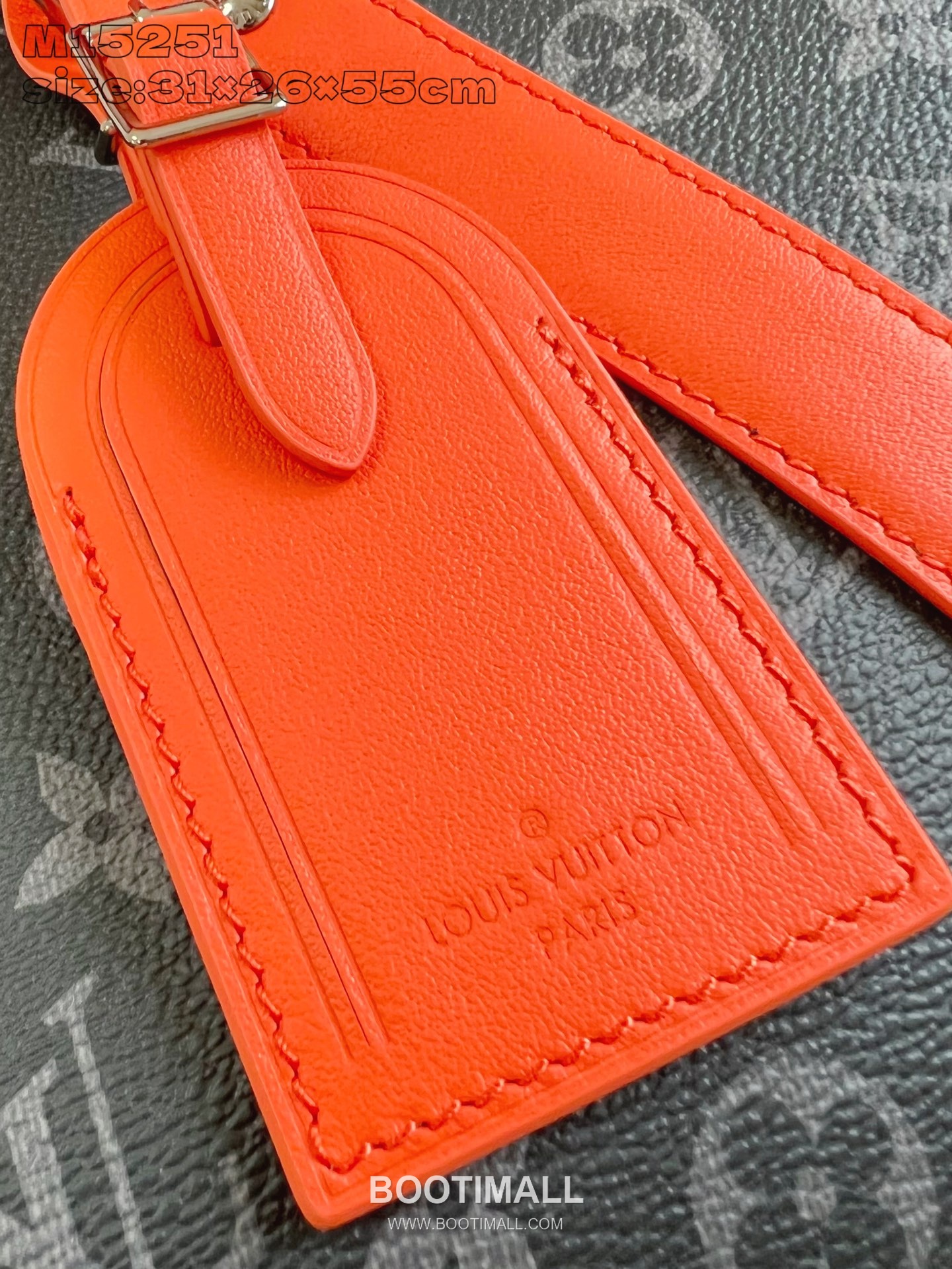 Louis Vuitton Keepall Bandoulière 55 Monogram Eclipse Canvas Travel Bag M15251 루이비통 키폴 반둘리에 55 모노그램 이클립스 캔버스 트래블백 55cm 4