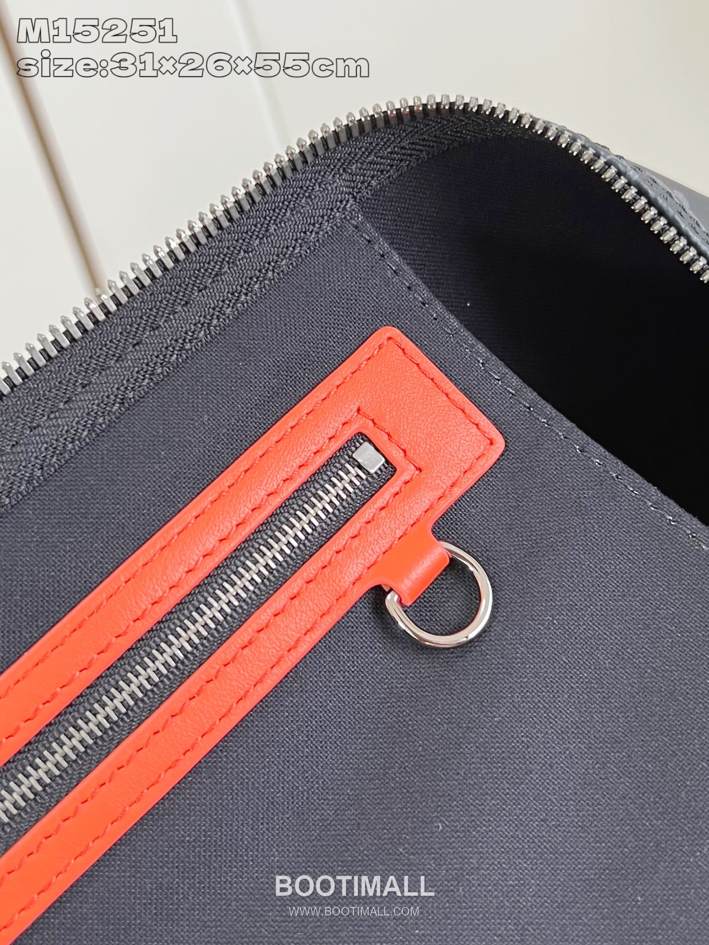 Louis Vuitton Keepall Bandoulière 55 Monogram Eclipse Canvas Travel Bag M15251 루이비통 키폴 반둘리에 55 모노그램 이클립스 캔버스 트래블백 55cm 13