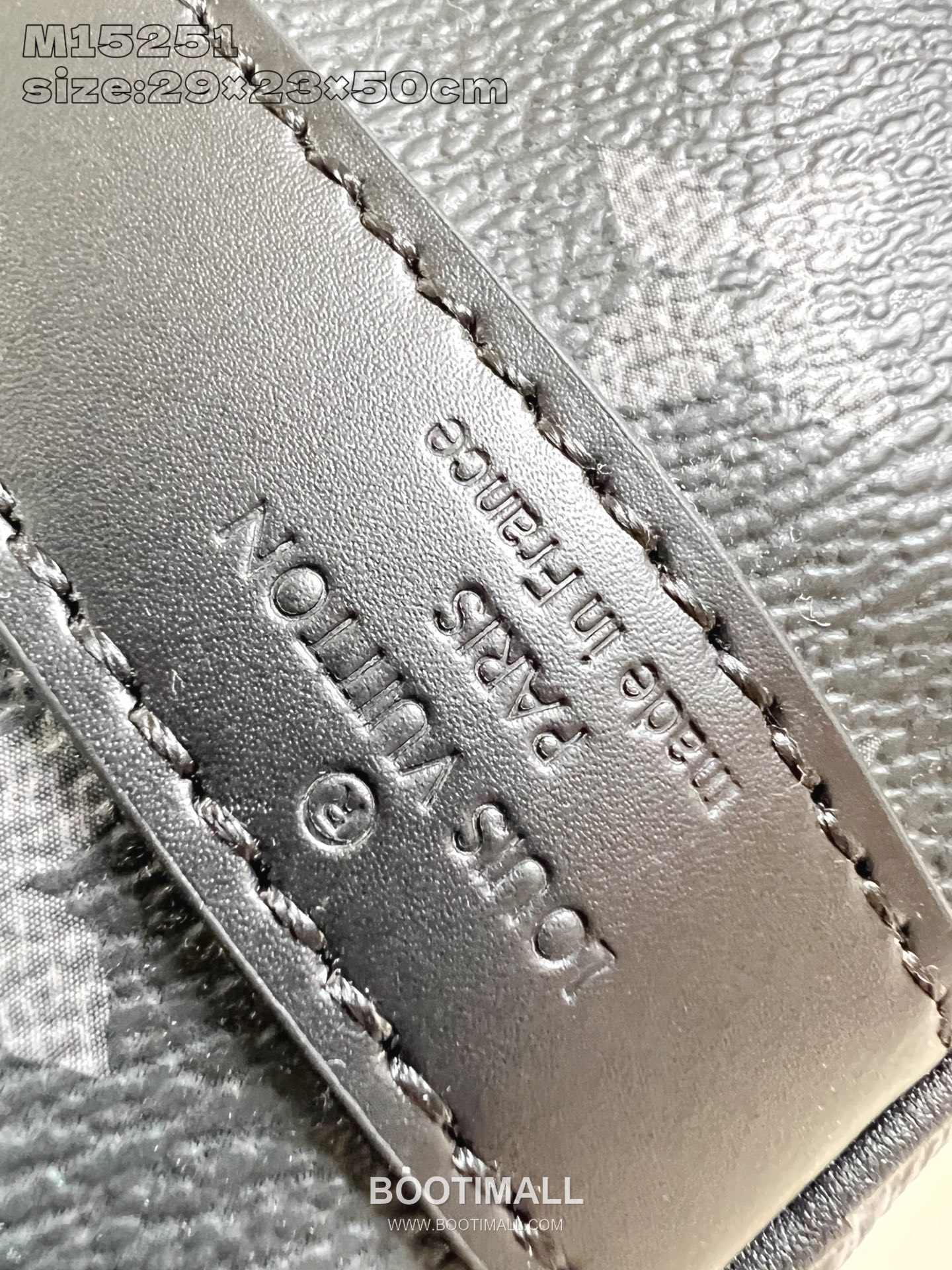 Louis Vuitton Keepall Bandoulière 50 Monogram Eclipse Canvas Travel Bag M15251 루이비통 키폴 반둘리에 50 모노그램 이클립스 캔버스 트래블백 50cm 6