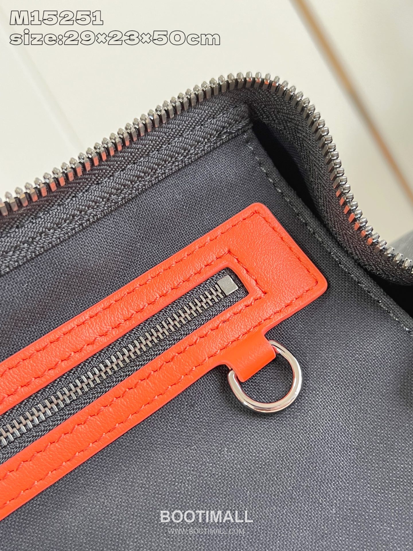 Louis Vuitton Keepall Bandoulière 50 Monogram Eclipse Canvas Travel Bag M15251 루이비통 키폴 반둘리에 50 모노그램 이클립스 캔버스 트래블백 50cm 13