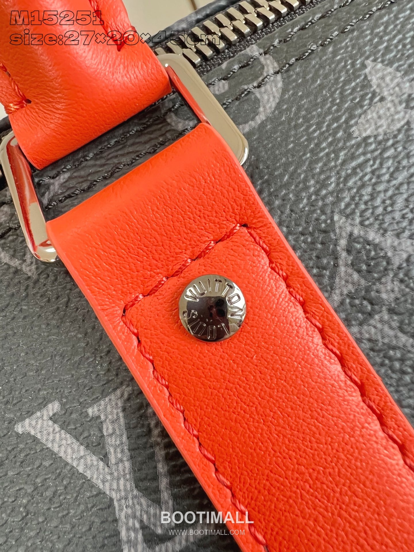 Louis Vuitton Keepall Bandoulière 45 Monogram Eclipse Canvas Travel Bag M15251 루이비통 키폴 반둘리에 45 모노그램 이클립스 캔버스 트래블백 45cm 2