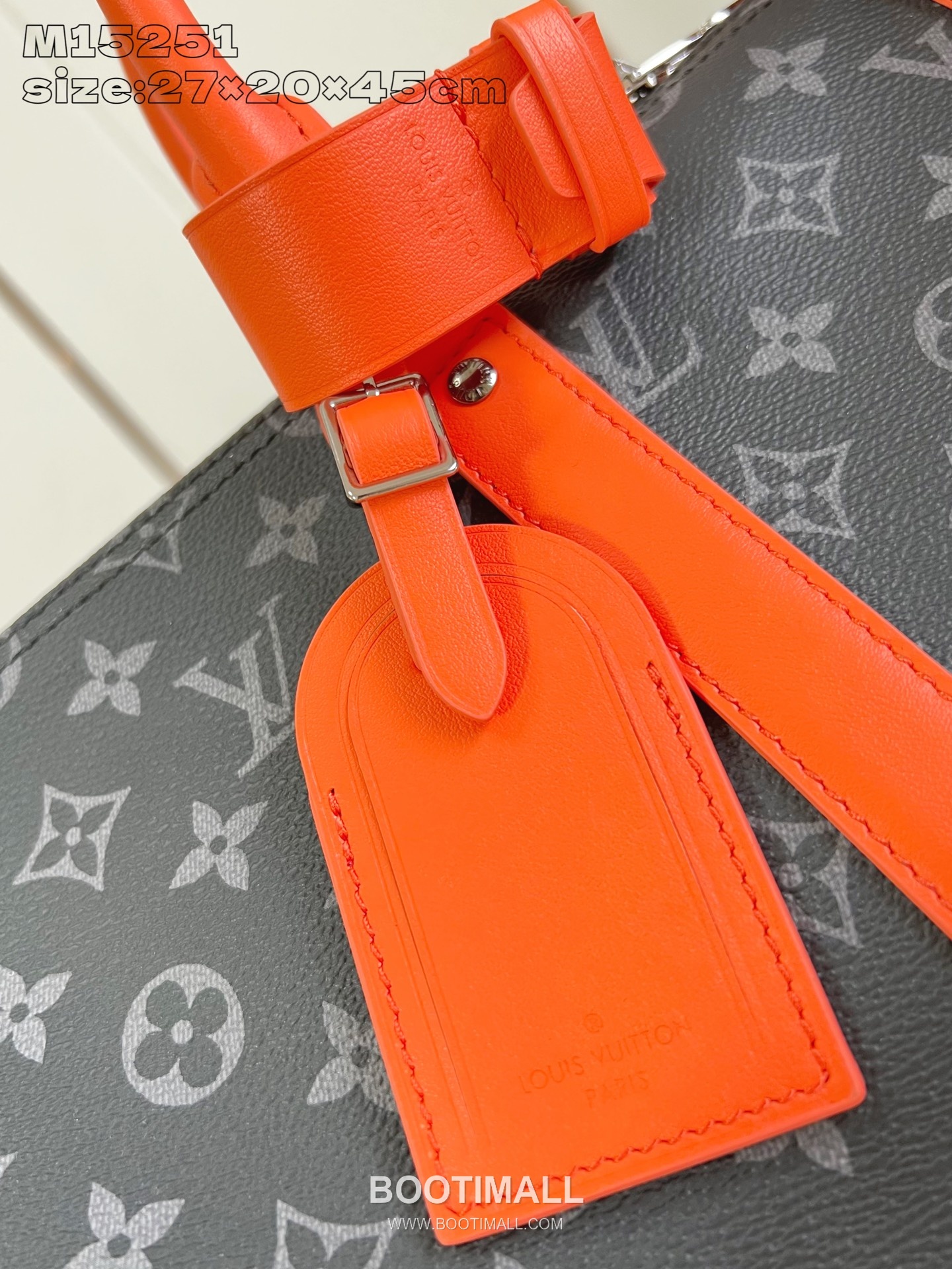 Louis Vuitton Keepall Bandoulière 45 Monogram Eclipse Canvas Travel Bag M15251 루이비통 키폴 반둘리에 45 모노그램 이클립스 캔버스 트래블백 45cm 3