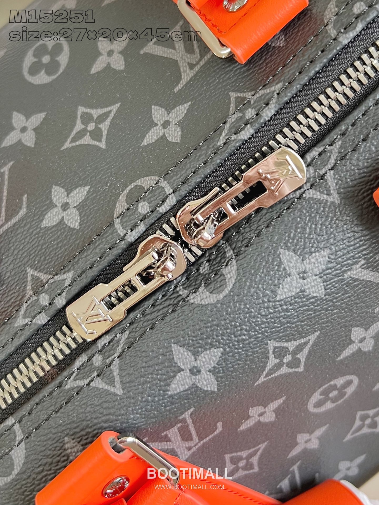 Louis Vuitton Keepall Bandoulière 45 Monogram Eclipse Canvas Travel Bag M15251 루이비통 키폴 반둘리에 45 모노그램 이클립스 캔버스 트래블백 45cm 9