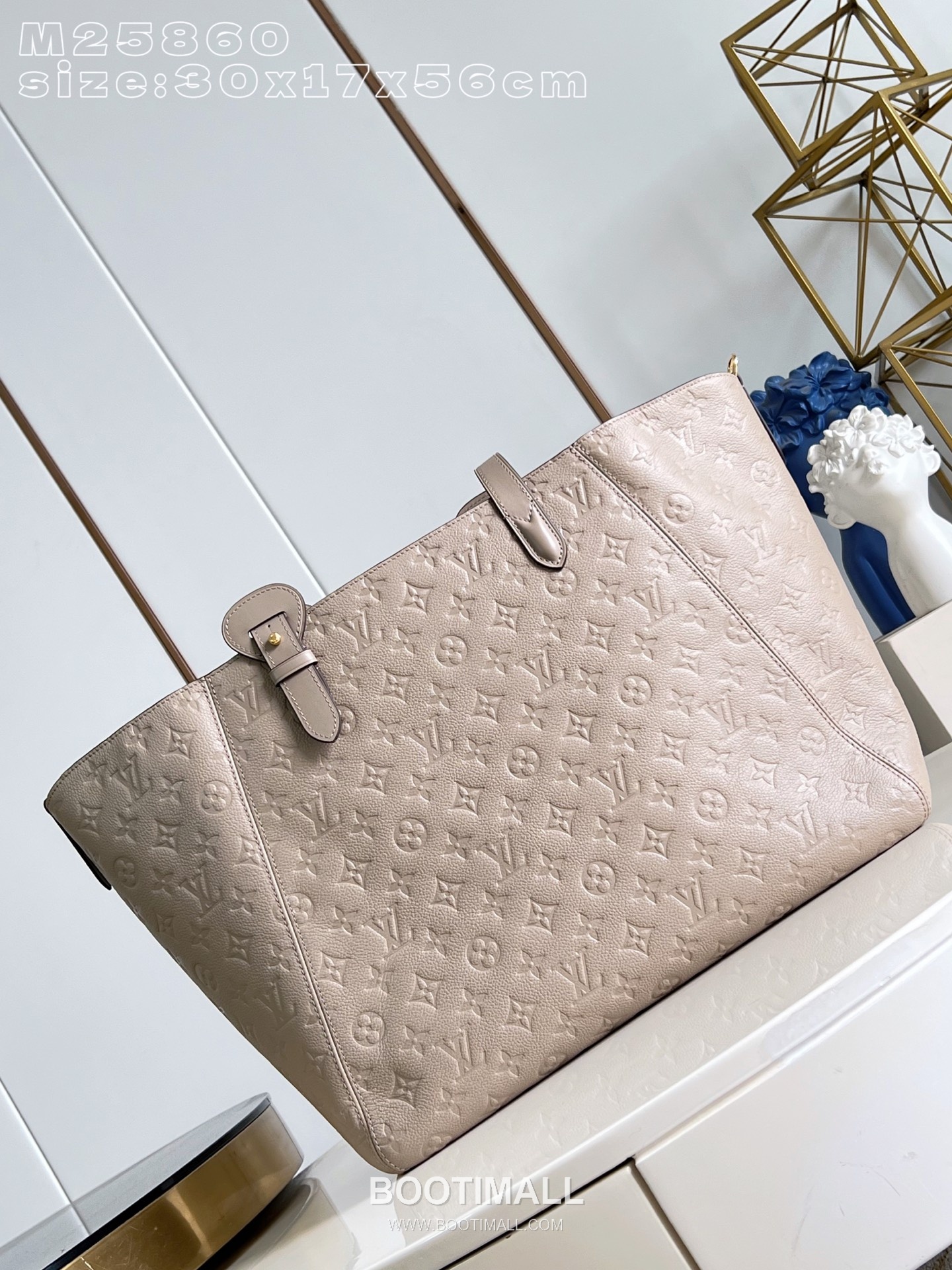 Louis Vuitton All In One MM Monogram Empreinte Leather Tote Bag M25889 루이비통 올인원 MM 모노그램 앙프렝뜨 가죽 토트백 56.5cm 7