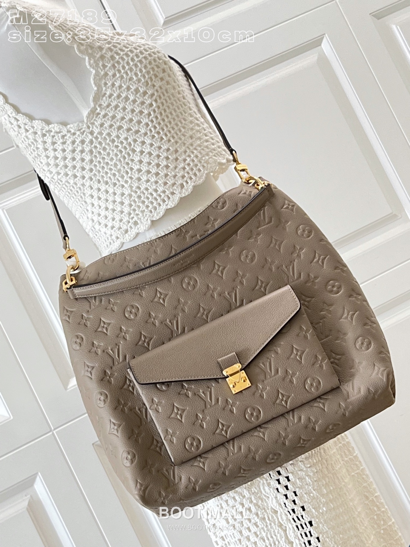 Louis Vuitton Hobo Métis Monogram Empreinte Leather Shoulder Bag M27937 루이비통 호보 메티스 모노그램 앙프렝뜨 가죽 숄더백 35cm 1