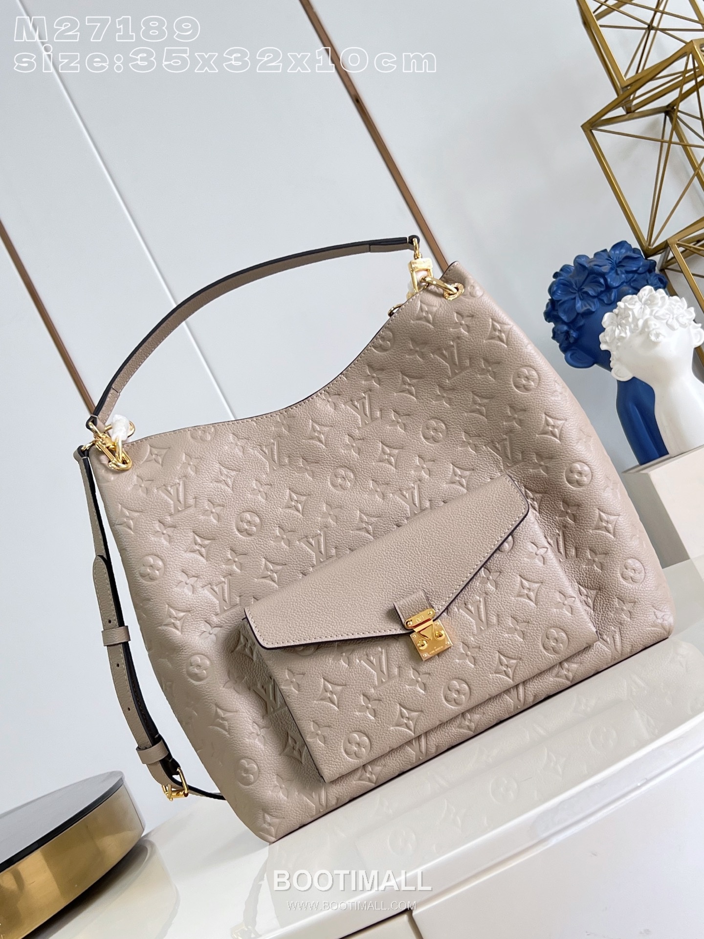 Louis Vuitton Hobo Métis Monogram Empreinte Leather Shoulder Bag M27937 루이비통 호보 메티스 모노그램 앙프렝뜨 가죽 숄더백 35cm 2