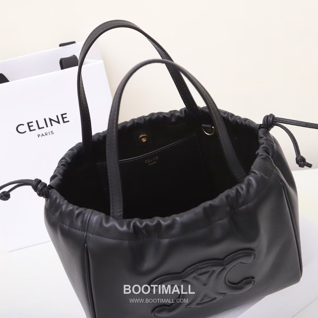 CELINE Triomphe Embossed Smooth Calfskin Bucket Bag 111013 셀린느 트리옹프 엠보싱 스무스 카프스킨 버킷백 22cm 11