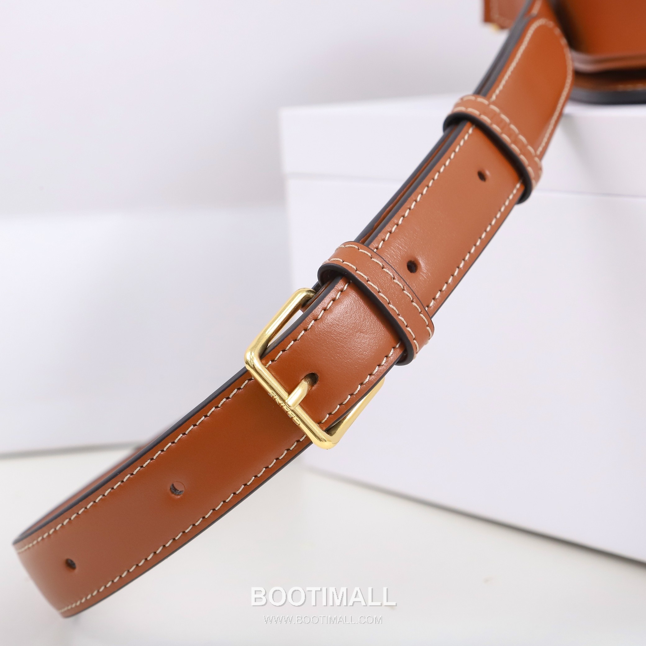 CELINE Triomphe Denim Embroidered Canvas Shoulder Bag 191242 셀린느 트리옹프 데님 자카드 캔버스 가죽 트리밍 숄더백 22.5cm 7