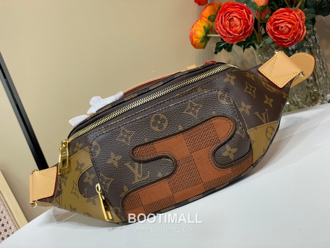 Louis Vuitton Rush Nigo Monogram Patchwork Belt Bag M15271 루이비통 러쉬 니고 모노그램 패치워크 캔버스 벨트백 30cm 3