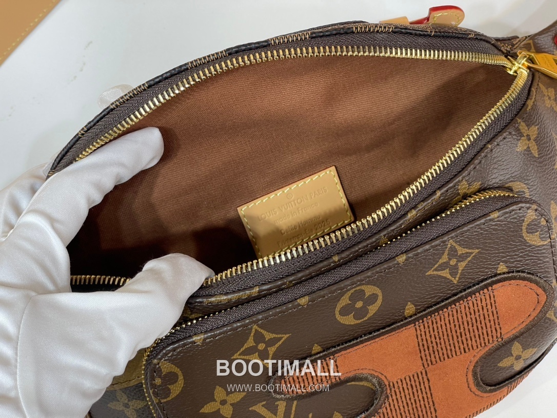 Louis Vuitton Rush Nigo Monogram Patchwork Belt Bag M15271 루이비통 러쉬 니고 모노그램 패치워크 캔버스 벨트백 30cm 10