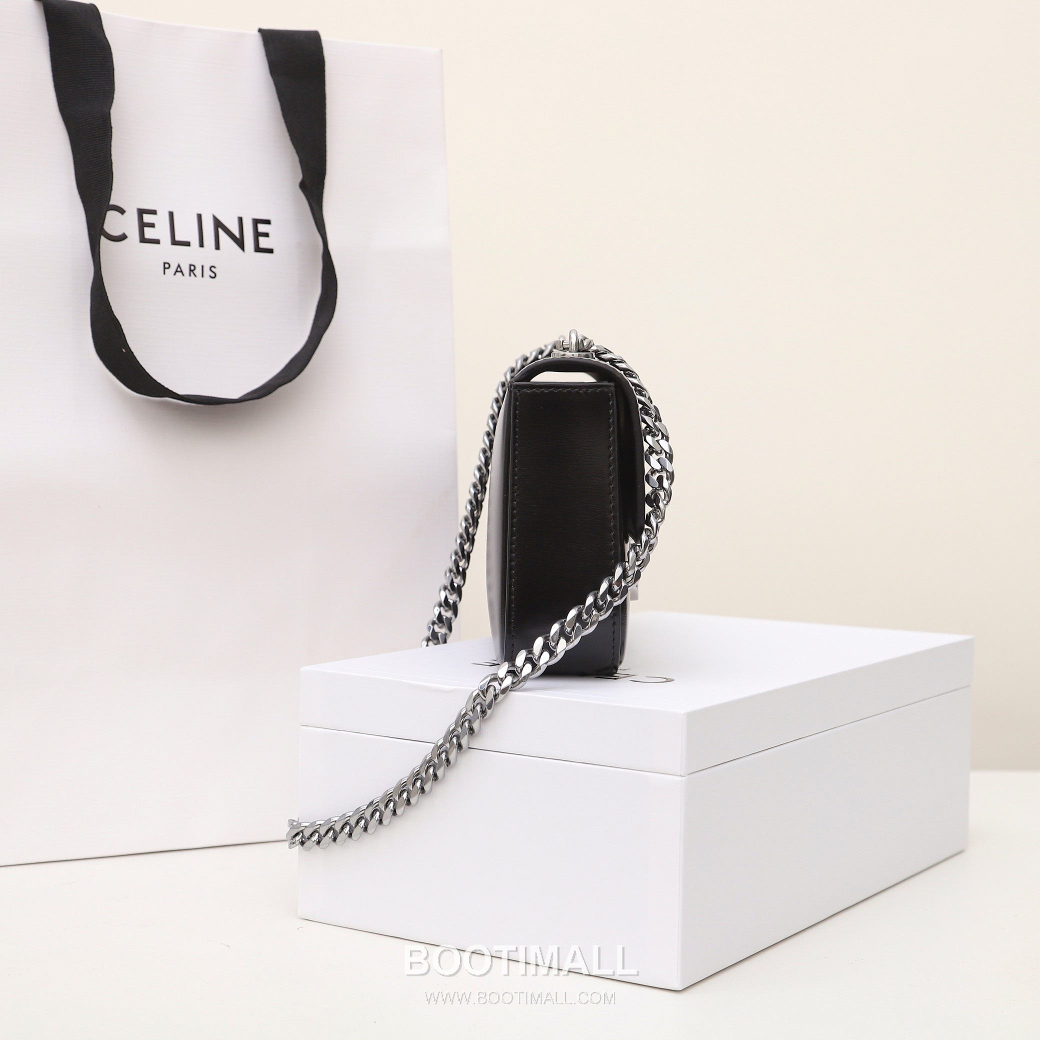 CELINE Triomphe Chain Leather Shoulder Bag 197993 셀린느 트리옹프 체인 카프스킨 숄더백 20.5cm 3