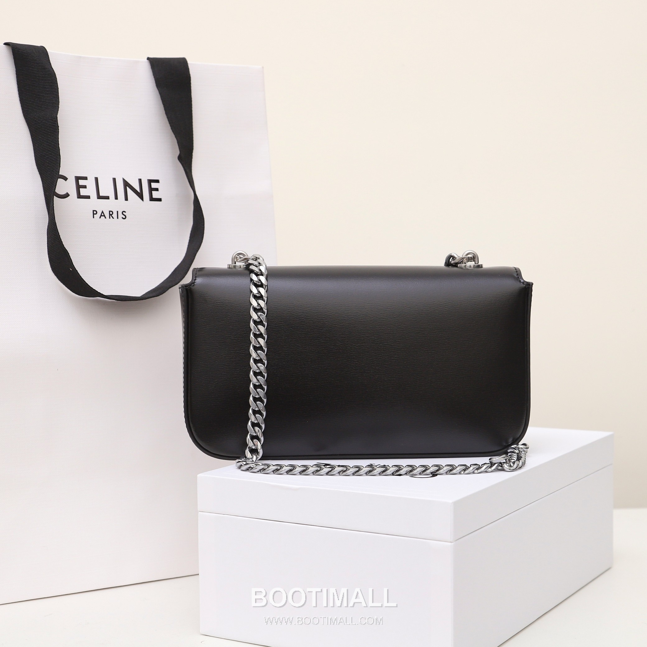 CELINE Triomphe Chain Leather Shoulder Bag 197993 셀린느 트리옹프 체인 카프스킨 숄더백 20.5cm 4