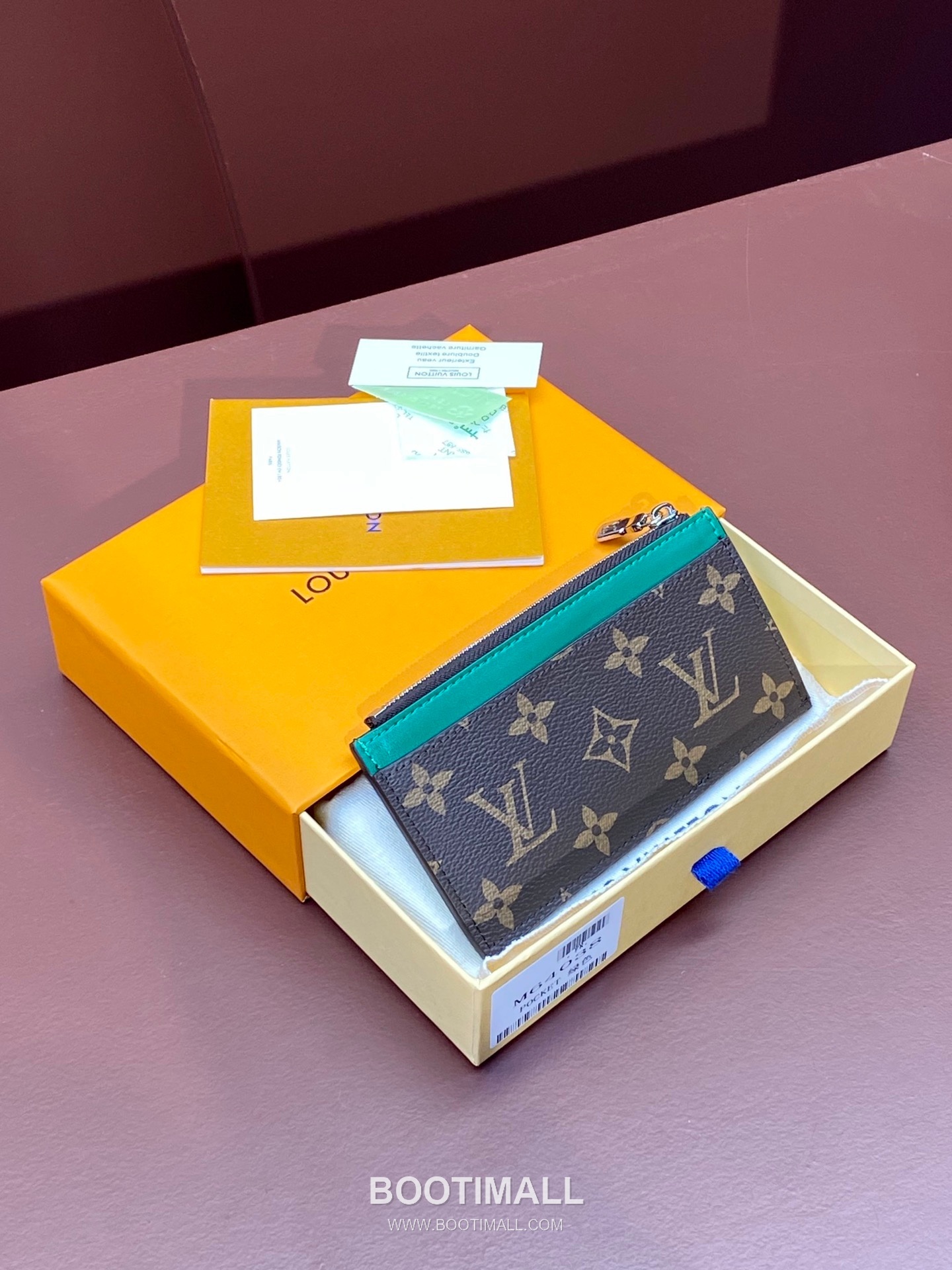 Louis Vuitton Coin Card Holder Taiga Leather Wallet M64038 루이비통 코인 카드홀더 타이가 가죽 카드지갑 12cm 2