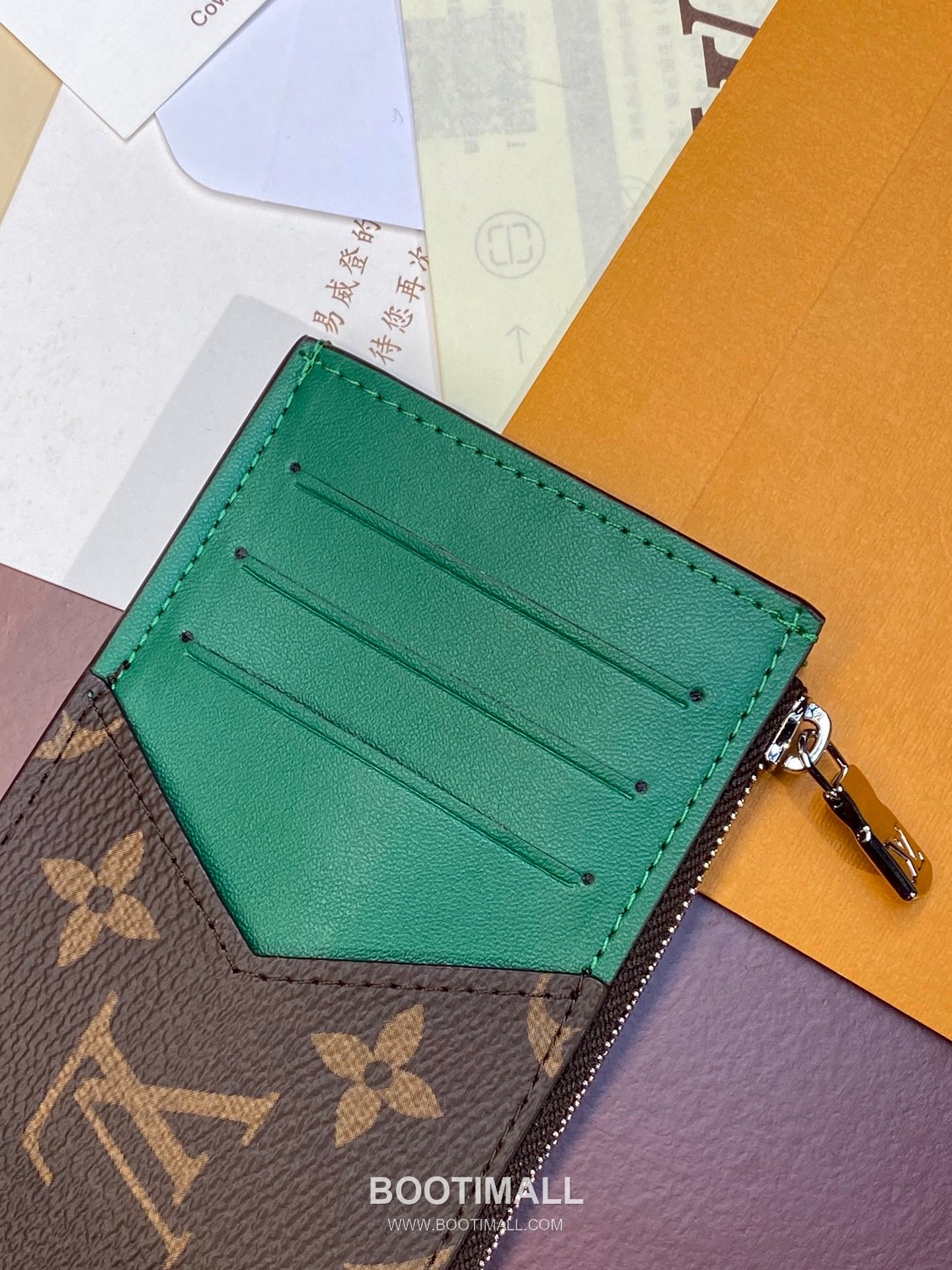 Louis Vuitton Coin Card Holder Taiga Leather Wallet M64038 루이비통 코인 카드홀더 타이가 가죽 카드지갑 12cm 5