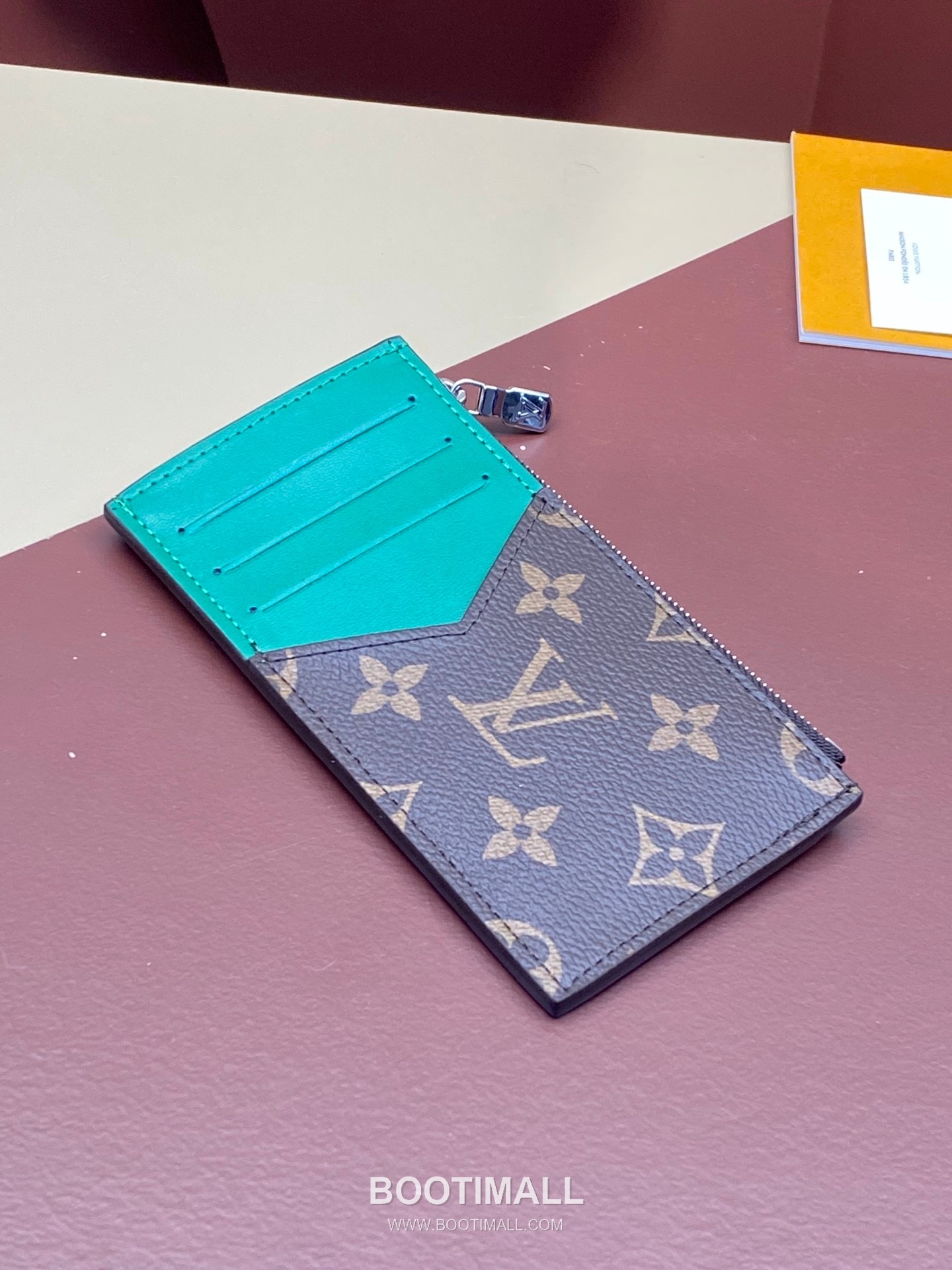 Louis Vuitton Coin Card Holder Taiga Leather Wallet M64038 루이비통 코인 카드홀더 타이가 가죽 카드지갑 12cm 8