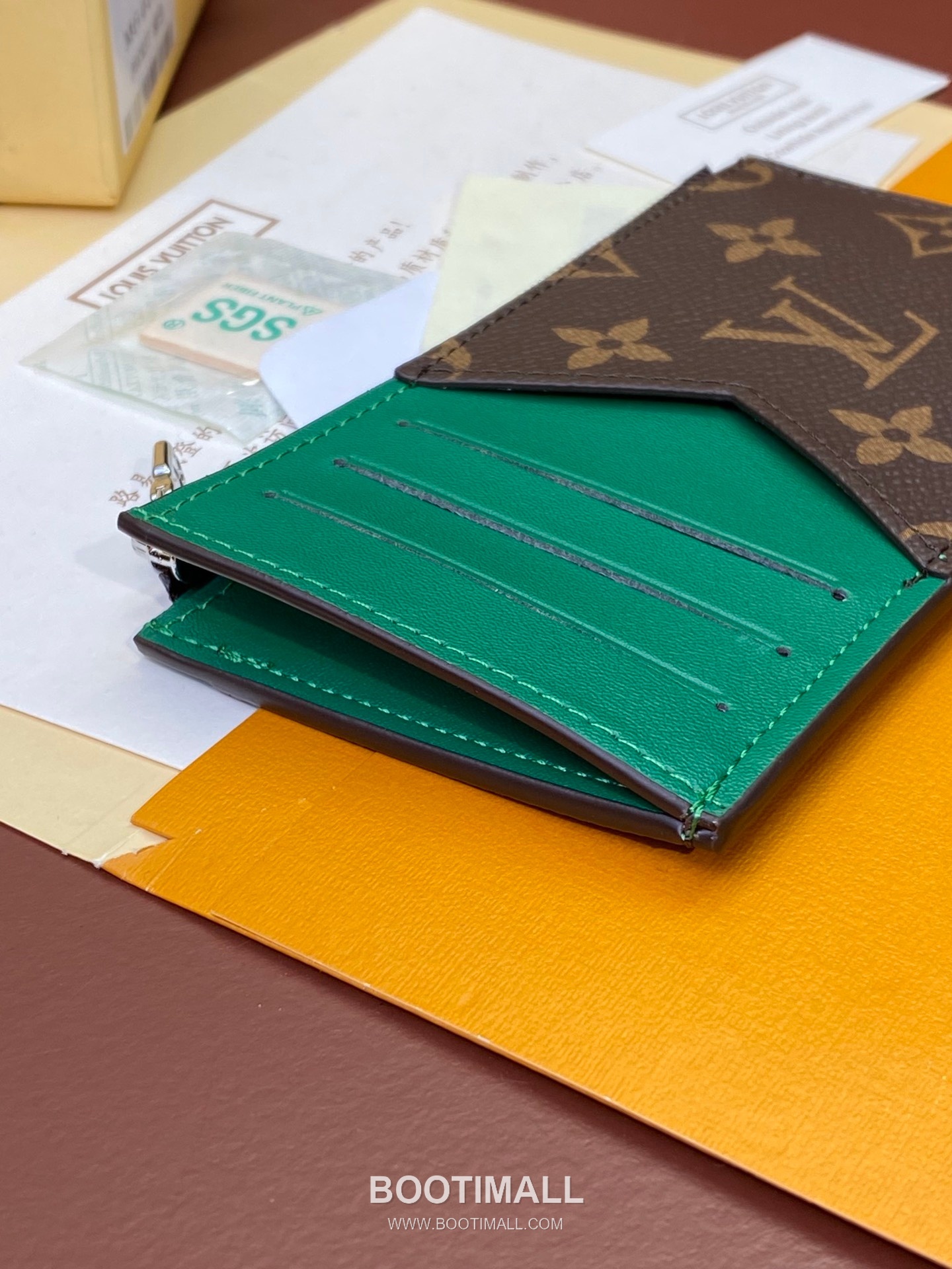 Louis Vuitton Coin Card Holder Taiga Leather Wallet M64038 루이비통 코인 카드홀더 타이가 가죽 카드지갑 12cm 9
