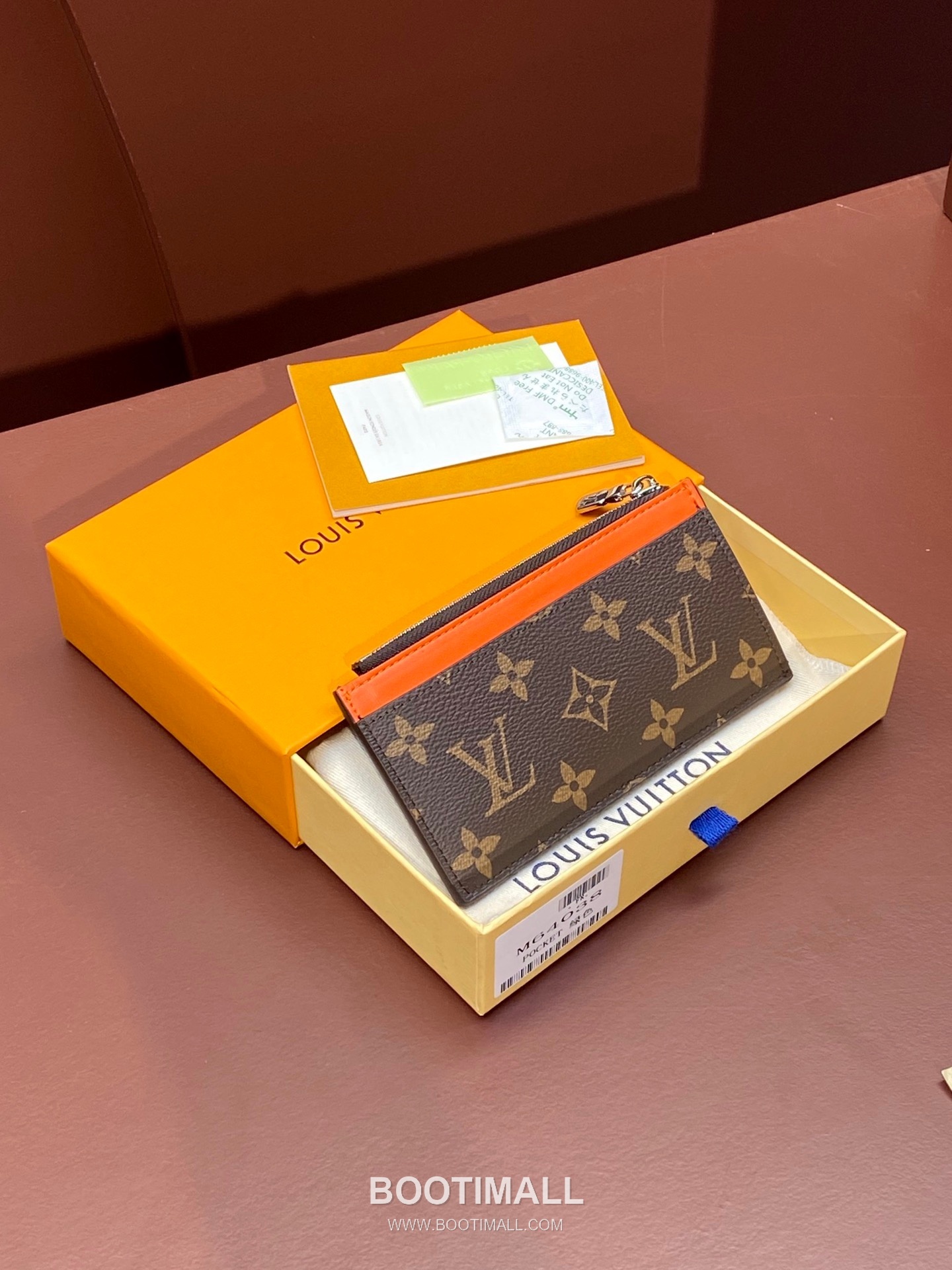 Louis Vuitton Coin Card Holder Taiga Leather Wallet M64038 루이비통 코인 카드홀더 타이가 가죽 카드지갑 12cm 2