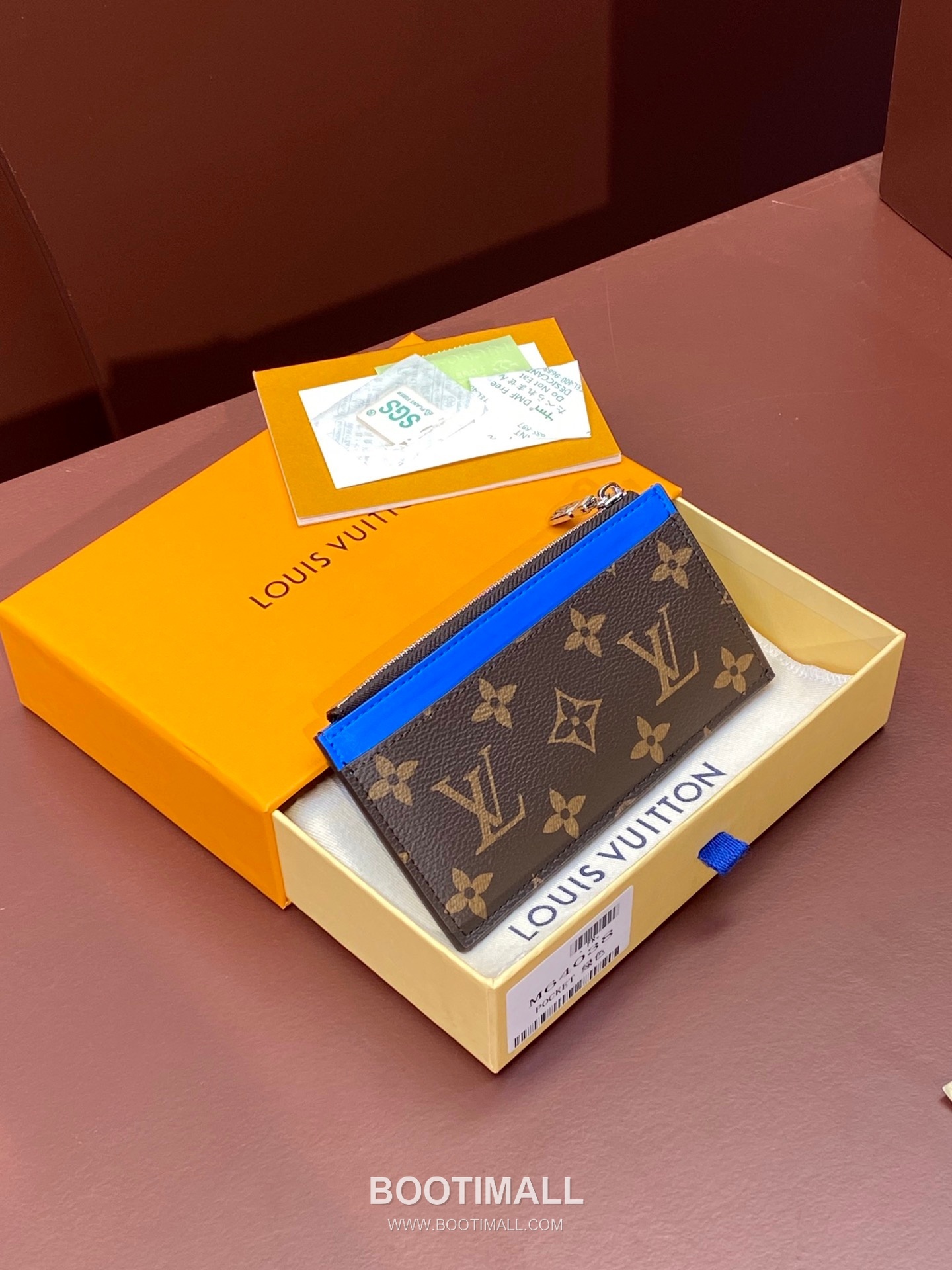 Louis Vuitton Coin Card Holder Taiga Leather Wallet M64038 루이비통 코인 카드홀더 타이가 가죽 카드지갑 12cm 2