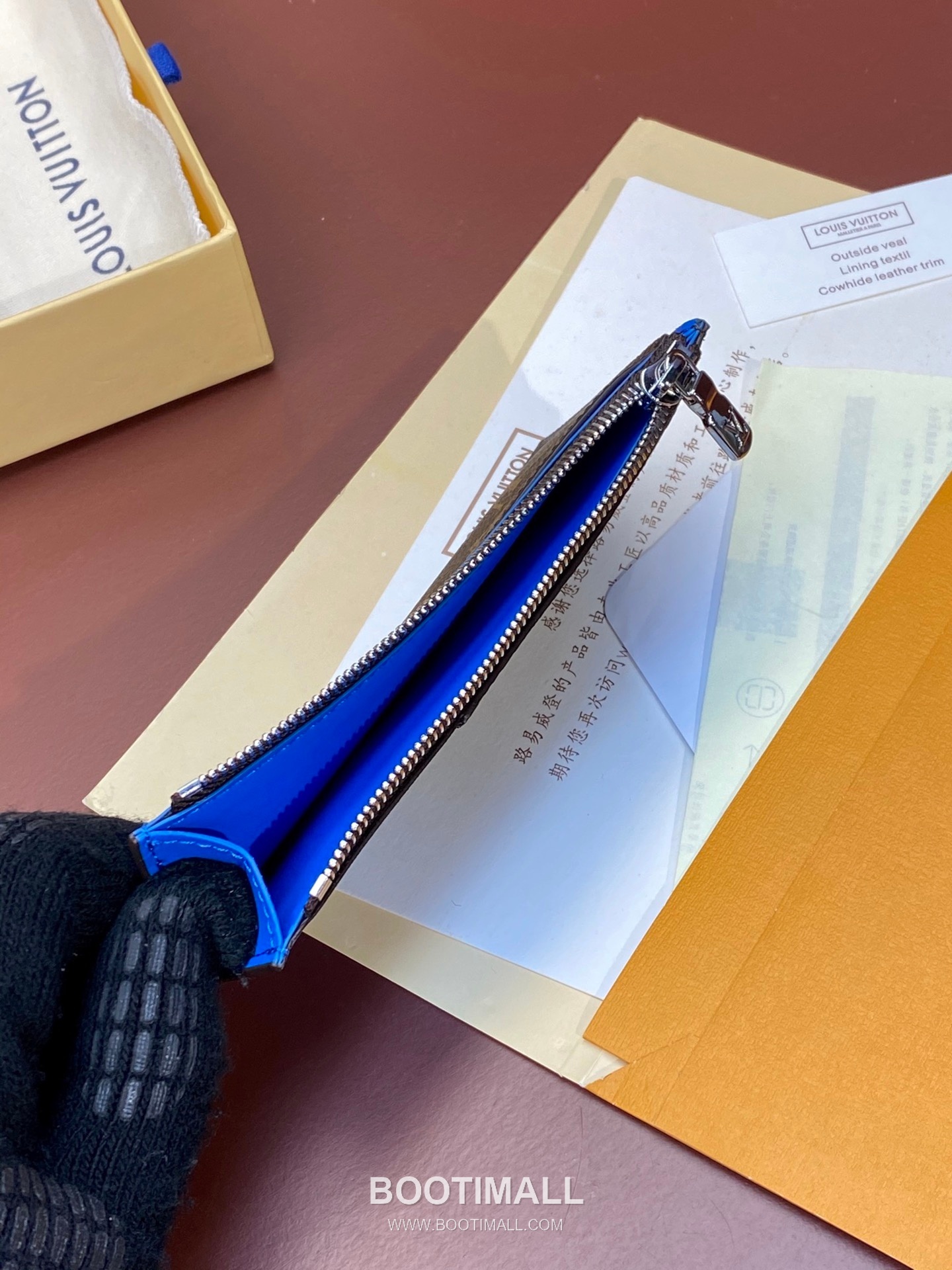 Louis Vuitton Coin Card Holder Taiga Leather Wallet M64038 루이비통 코인 카드홀더 타이가 가죽 카드지갑 12cm 3