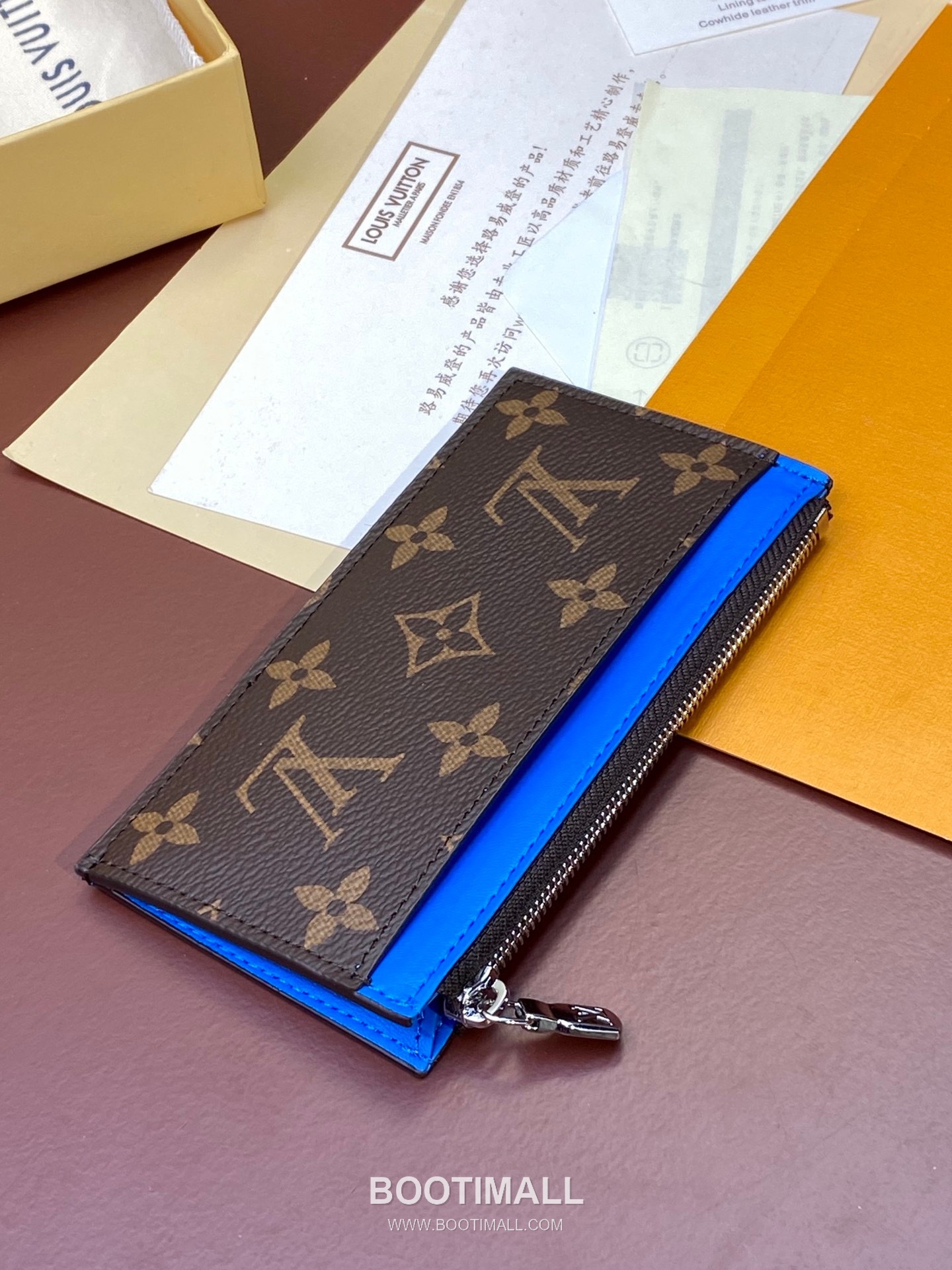 Louis Vuitton Coin Card Holder Taiga Leather Wallet M64038 루이비통 코인 카드홀더 타이가 가죽 카드지갑 12cm 6
