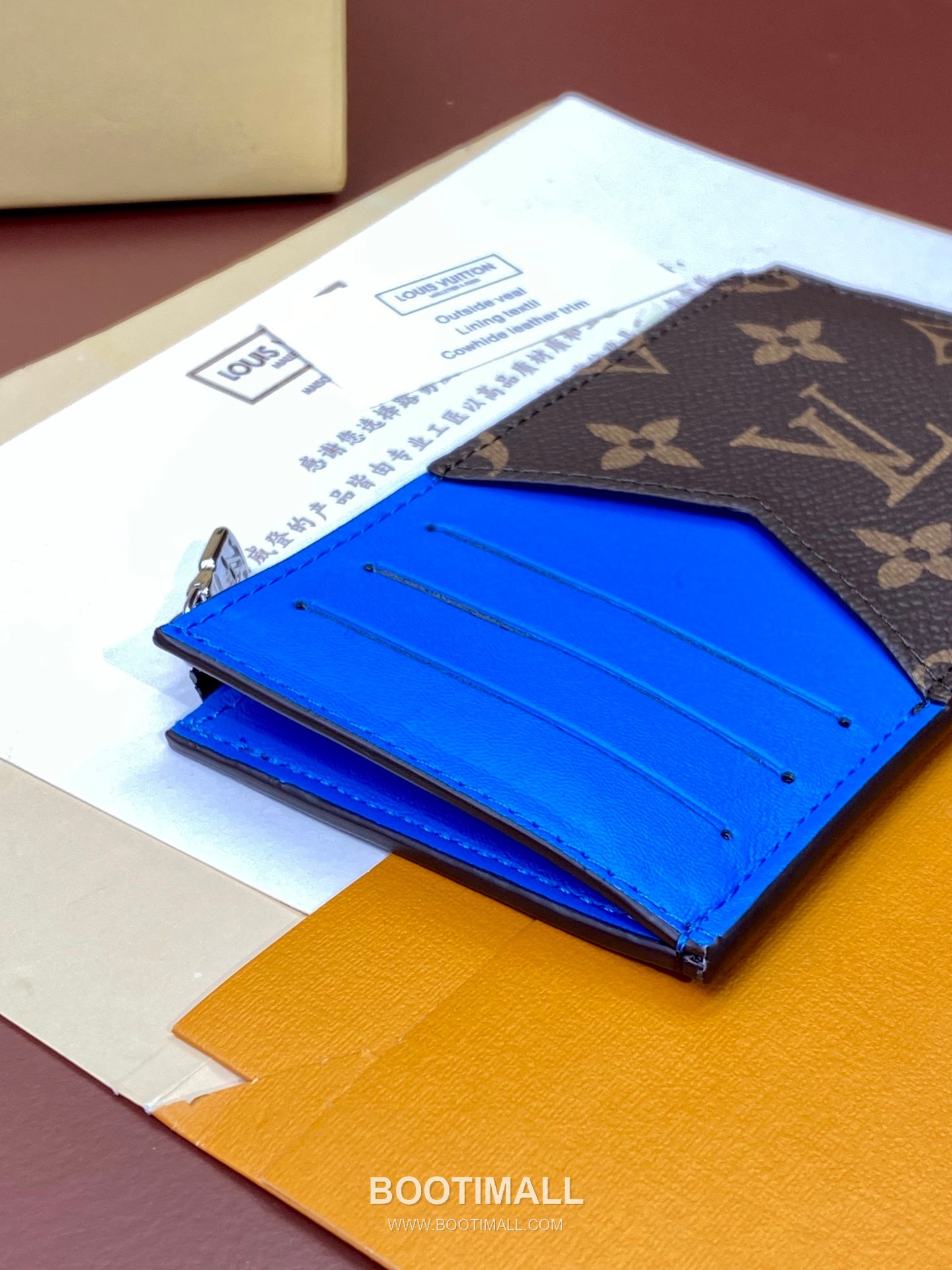 Louis Vuitton Coin Card Holder Taiga Leather Wallet M64038 루이비통 코인 카드홀더 타이가 가죽 카드지갑 12cm 7