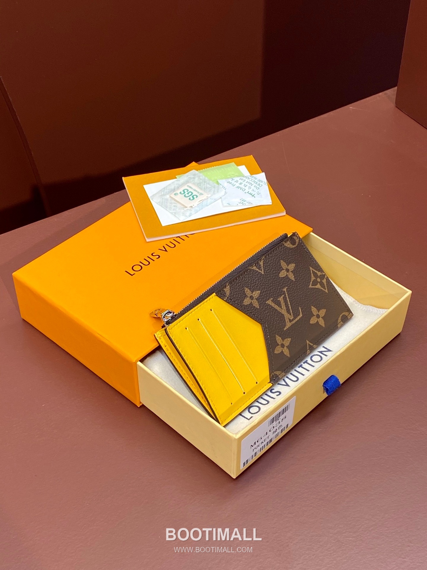 Louis Vuitton Coin Card Holder Taiga Leather Wallet M64038 루이비통 코인 카드홀더 타이가 가죽 카드지갑 12cm 1