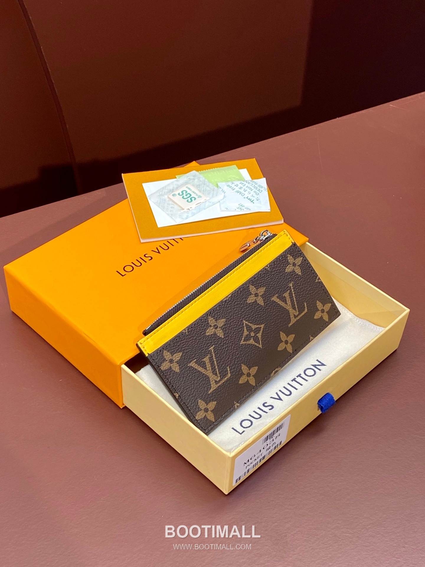 Louis Vuitton Coin Card Holder Taiga Leather Wallet M64038 루이비통 코인 카드홀더 타이가 가죽 카드지갑 12cm 2