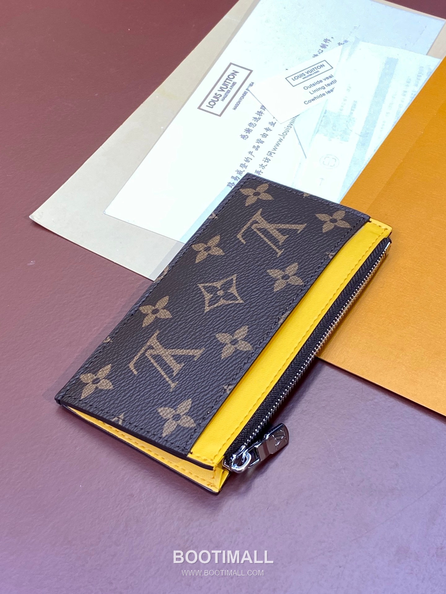 Louis Vuitton Coin Card Holder Taiga Leather Wallet M64038 루이비통 코인 카드홀더 타이가 가죽 카드지갑 12cm 6