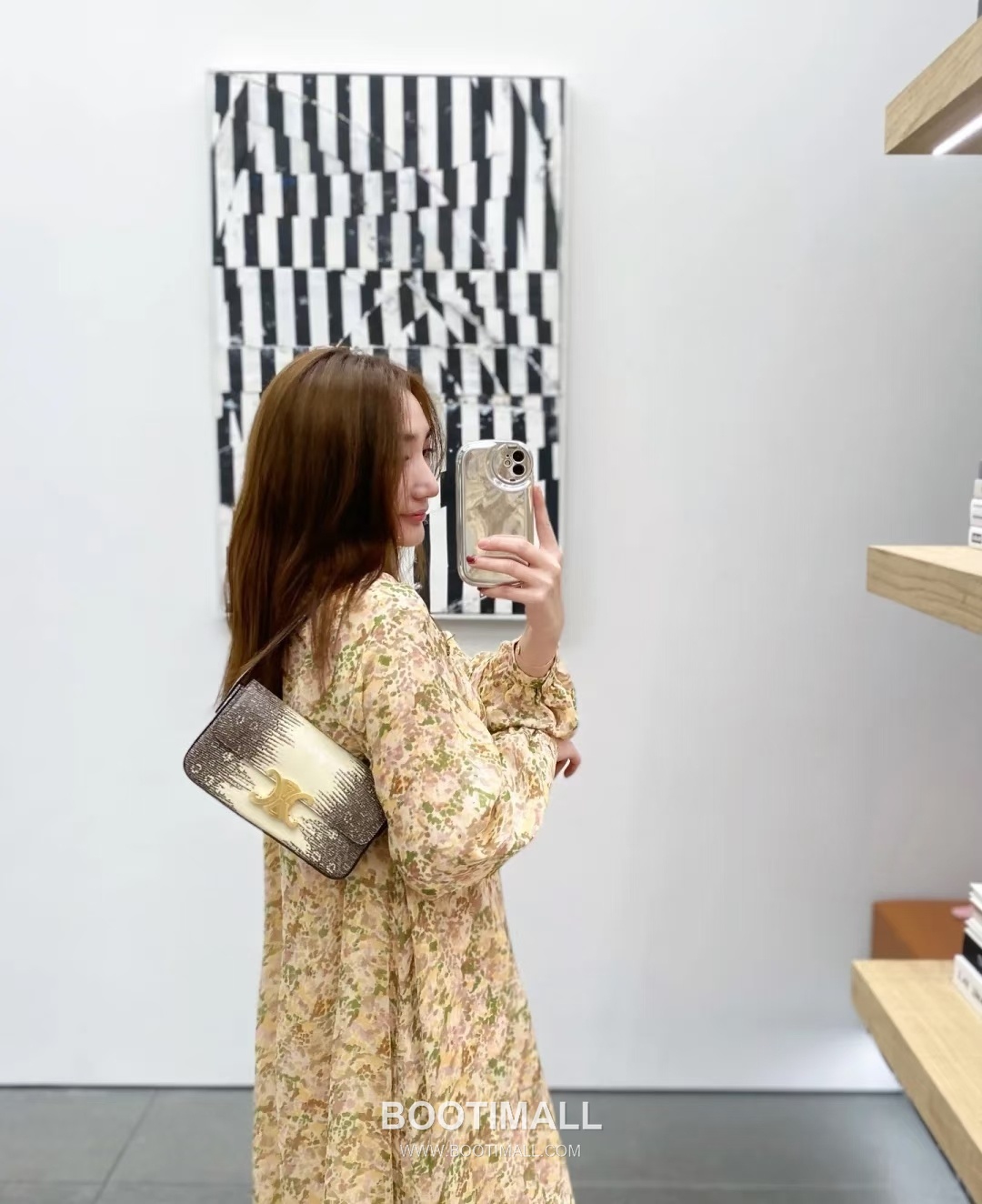 Celine Lizard-Embossed Zip Cowhide White Long Wallet 셀린느 리자드 엠보스드 집 194144 소가죽 화이트 장지갑 20.5cm 3