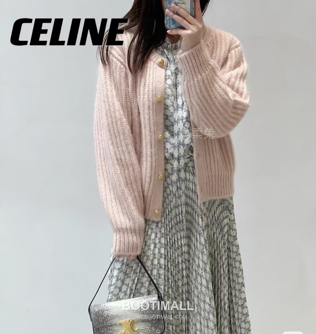 Celine Lizard-Embossed Zip Cowhide White Long Wallet 셀린느 리자드 엠보스드 집 194144 소가죽 화이트 장지갑 20.5cm 6