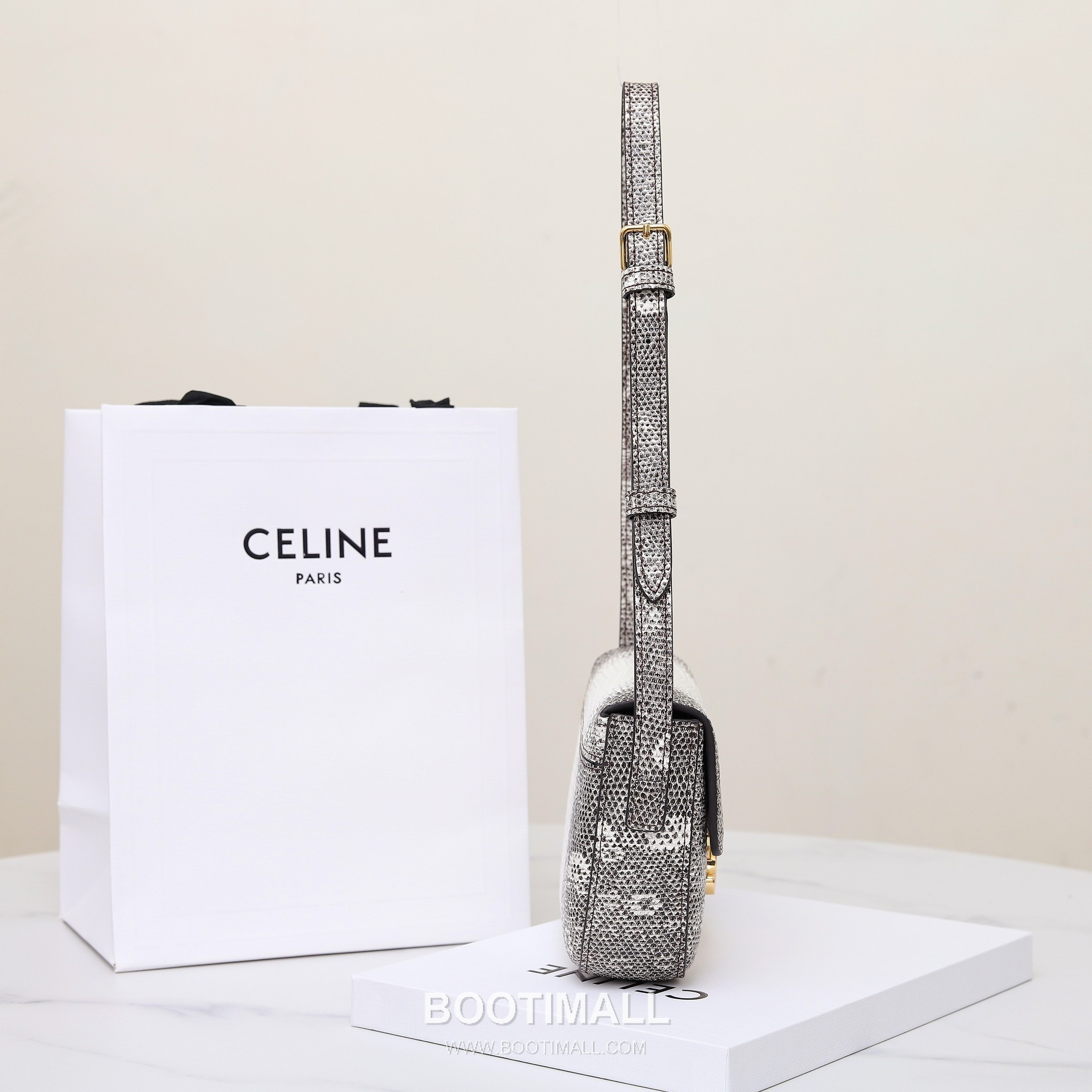 Celine Lizard-Embossed Zip Cowhide White Long Wallet 셀린느 리자드 엠보스드 집 194144 소가죽 화이트 장지갑 20.5cm 12