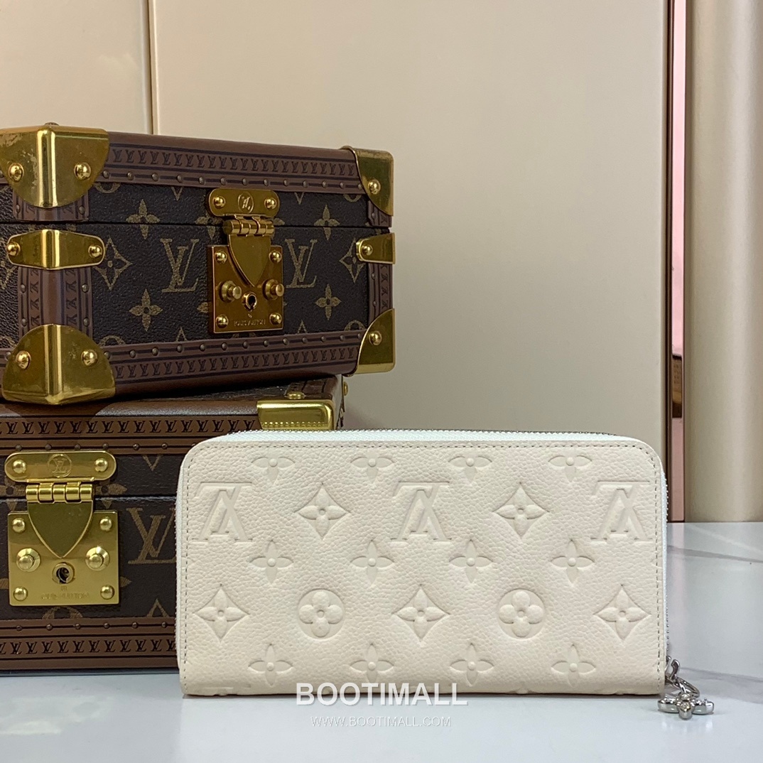 Louis Vuitton Zippy Coin Purse Monogram Empreinte Leather Wallet 루이비통 지피 코인 퍼스 모노그램 앙프렝뜨 레더 지갑 11cm 3