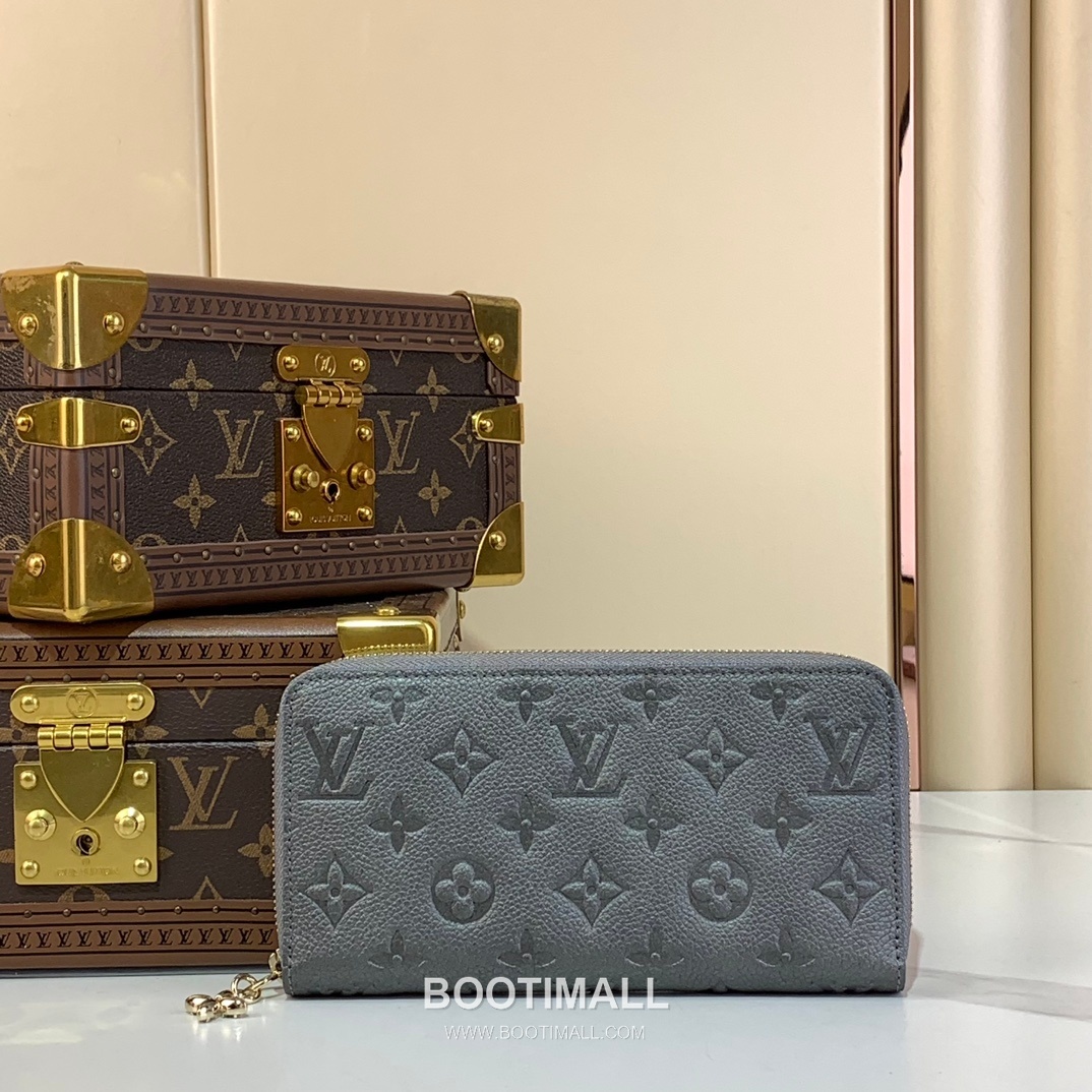 Louis Vuitton Zippy Coin Purse Monogram Empreinte Leather Wallet 루이비통 지피 코인 퍼스 모노그램 앙프렝뜨 레더 지갑 11cm 1