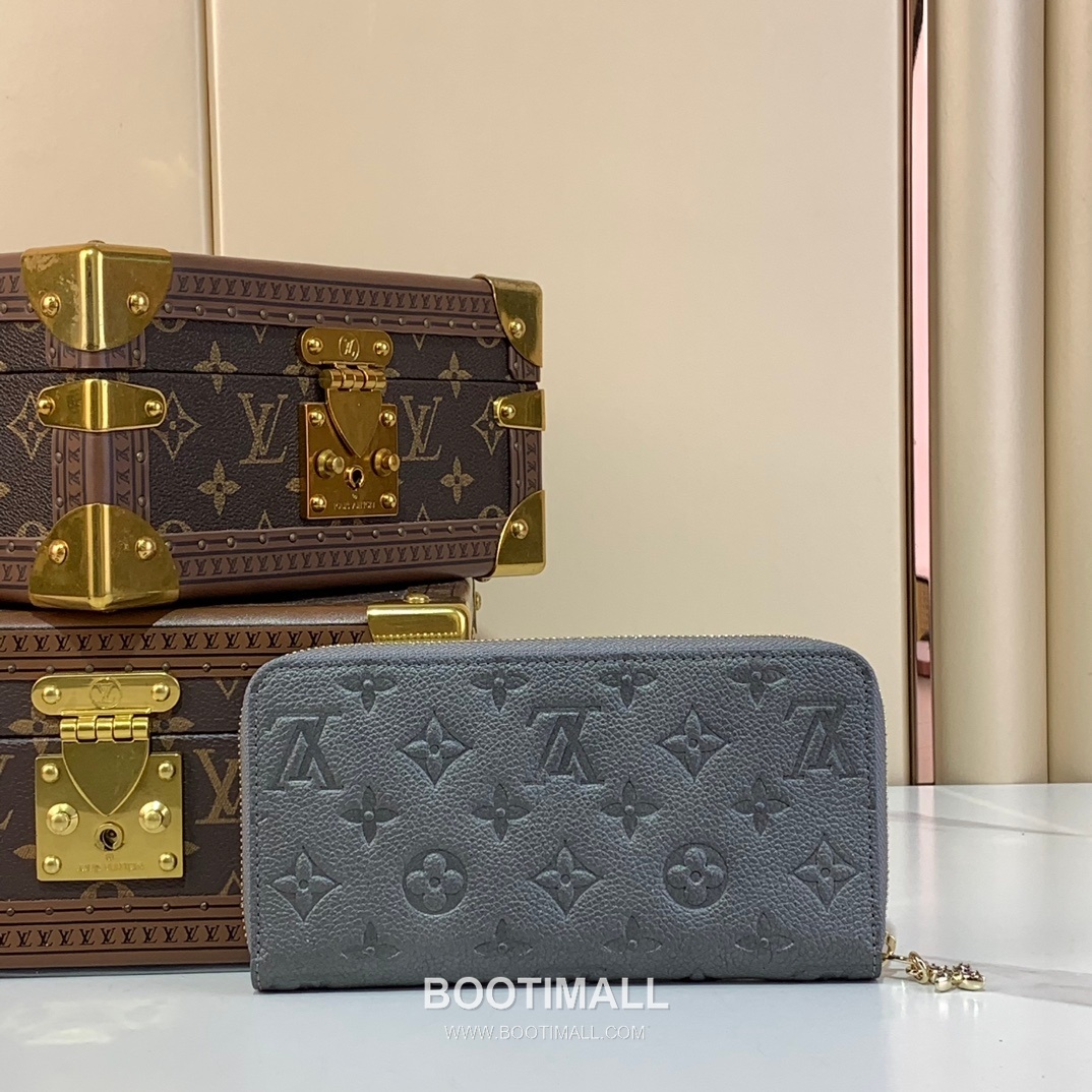 Louis Vuitton Zippy Coin Purse Monogram Empreinte Leather Wallet 루이비통 지피 코인 퍼스 모노그램 앙프렝뜨 레더 지갑 11cm 3
