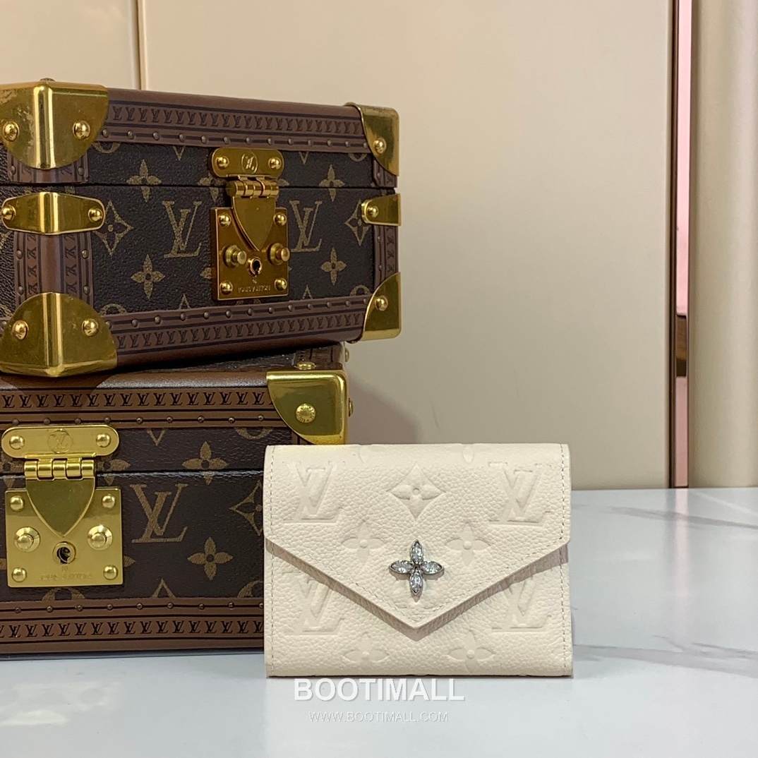 Louis Vuitton Victorine Wallet Monogram Empreinte Leather Wallet 루이비통 빅토린 월릿 모노그램 앙프렝뜨 레더 지갑 12cm 1