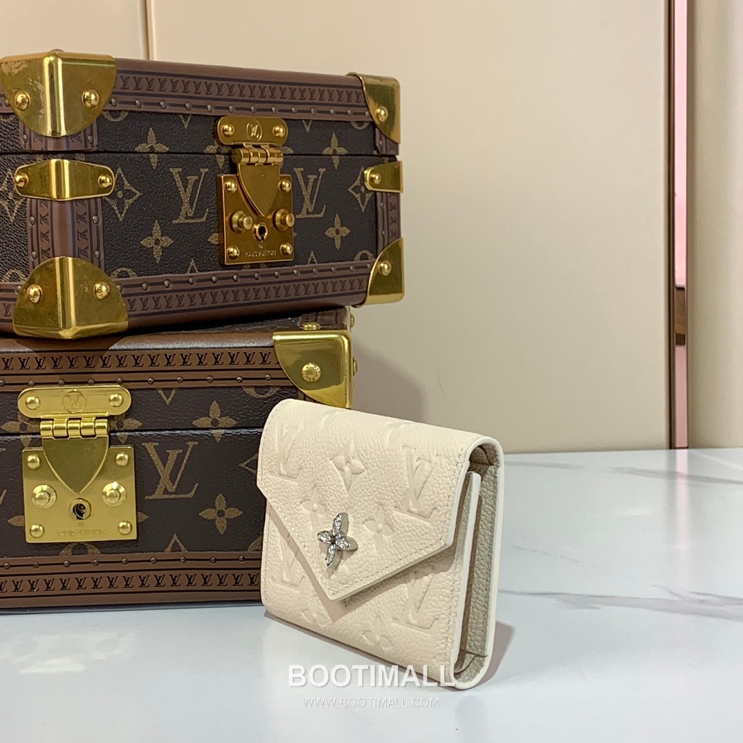 Louis Vuitton Victorine Wallet Monogram Empreinte Leather Wallet 루이비통 빅토린 월릿 모노그램 앙프렝뜨 레더 지갑 12cm 2