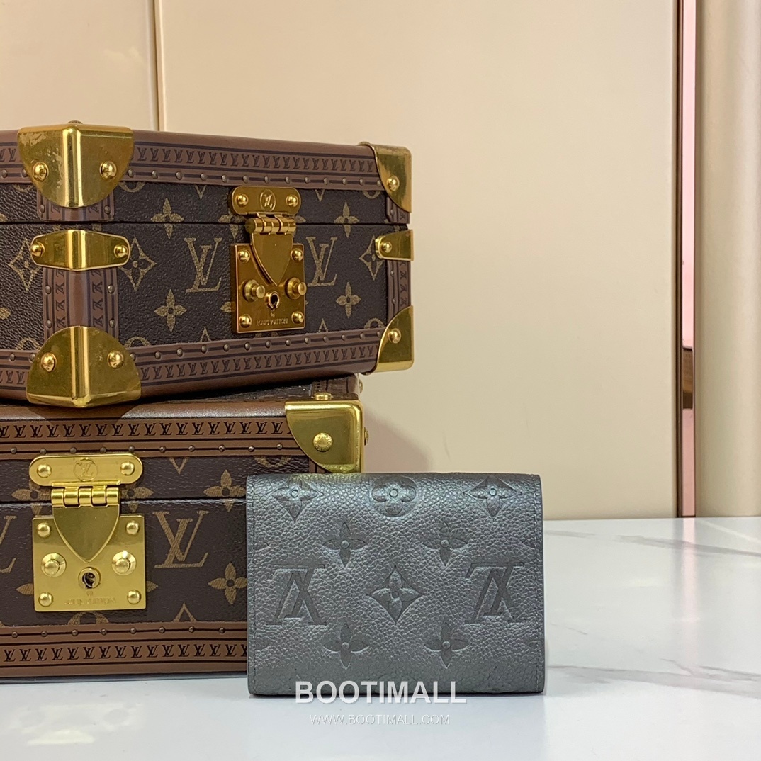 Louis Vuitton Victorine Wallet Monogram Empreinte Leather Wallet 루이비통 빅토린 월릿 모노그램 앙프렝뜨 레더 지갑 12cm 3