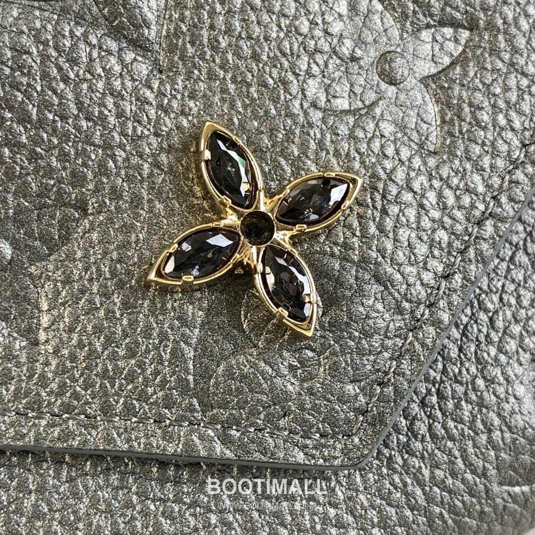 Louis Vuitton Victorine Wallet Monogram Empreinte Leather Wallet 루이비통 빅토린 월릿 모노그램 앙프렝뜨 레더 지갑 12cm 5