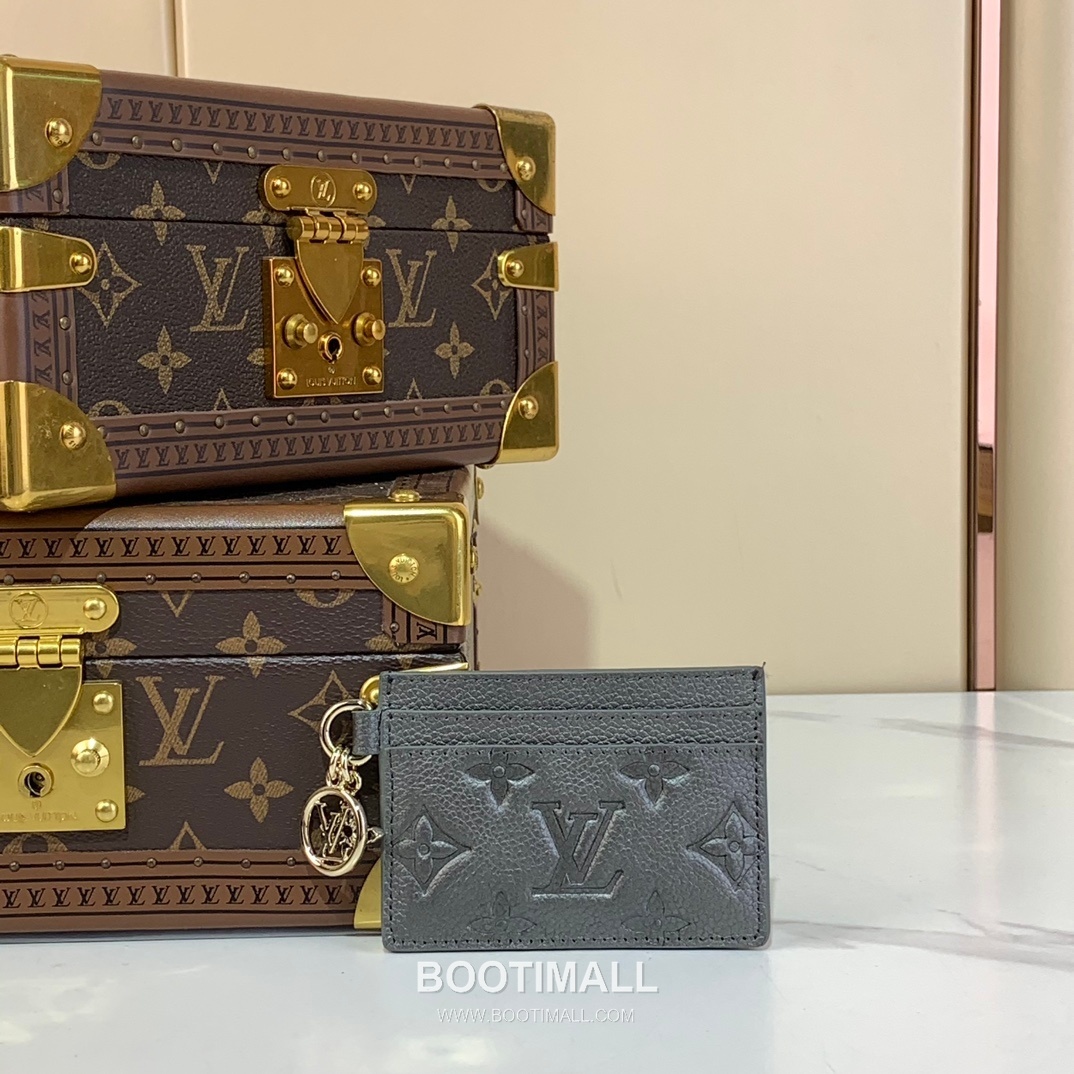 Louis Vuitton Charms Card Holder Monogram Empreinte Leather Wallet 루이비통 참스 카드 홀더 모노그램 앙프렝뜨 레더 카드지갑 10.2cm 1