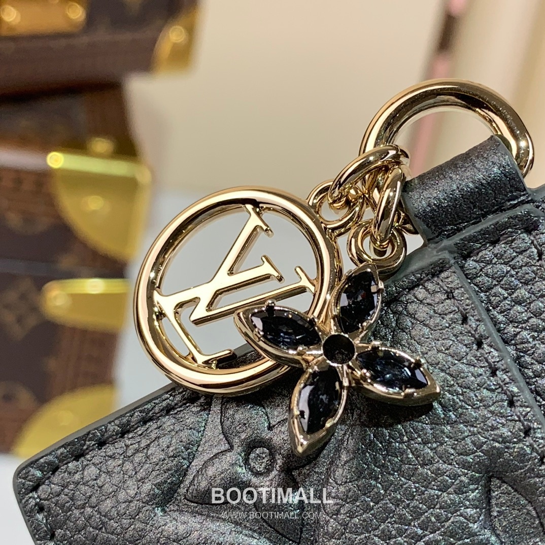 Louis Vuitton Charms Card Holder Monogram Empreinte Leather Wallet 루이비통 참스 카드 홀더 모노그램 앙프렝뜨 레더 카드지갑 10.2cm 5