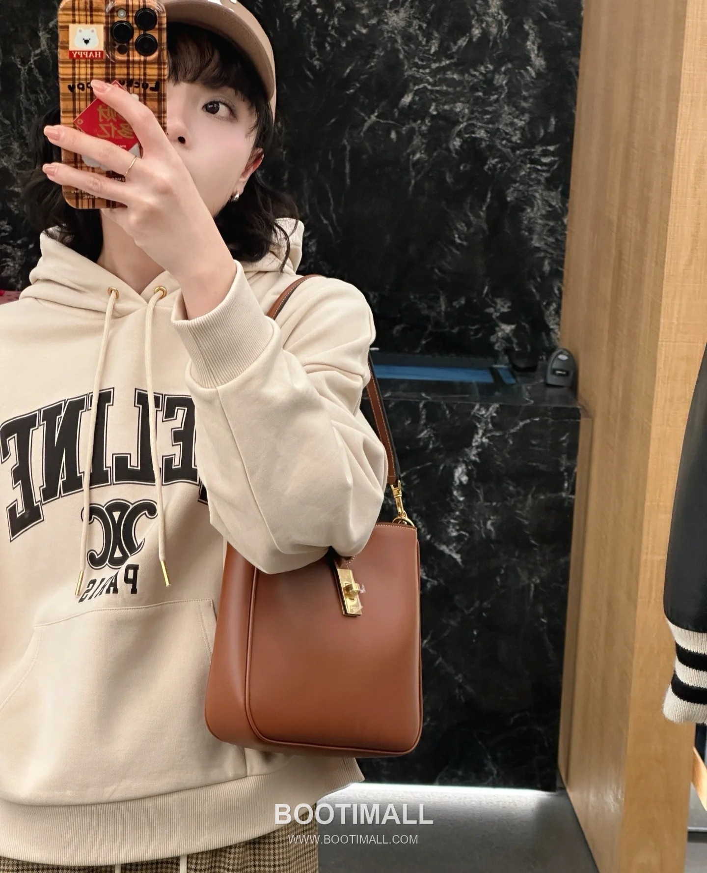 Louis Vuitton Lock Chain Italian Cowhide Brown Crossbody Bag 루이비통 락 체인 이탈리아 소가죽 브라운 크로스백 24.5cm 2