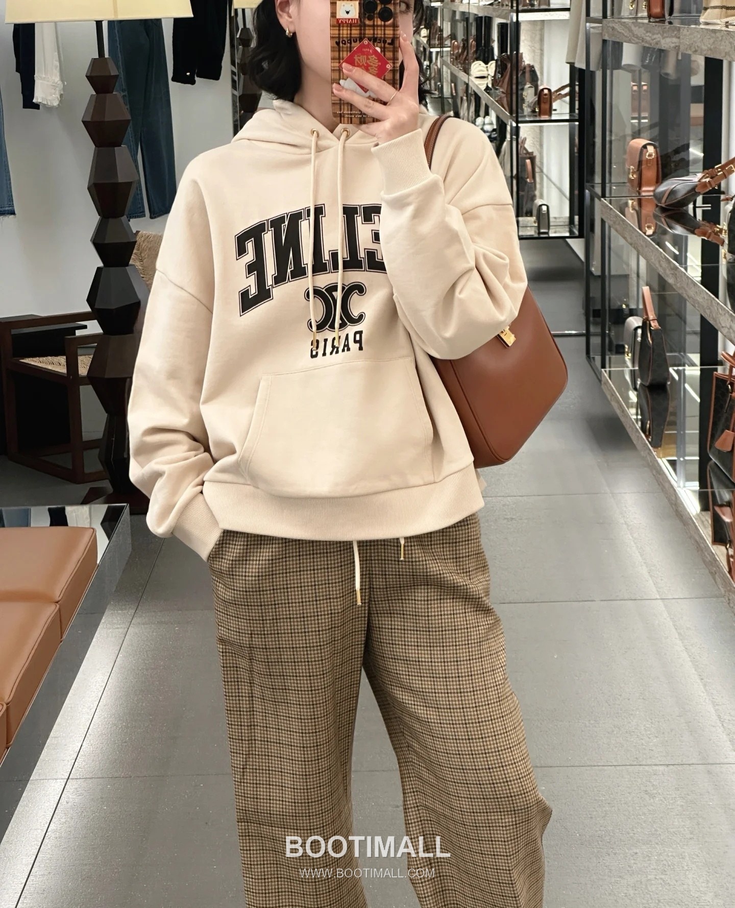 Louis Vuitton Lock Chain Italian Cowhide Brown Crossbody Bag 루이비통 락 체인 이탈리아 소가죽 브라운 크로스백 24.5cm 3