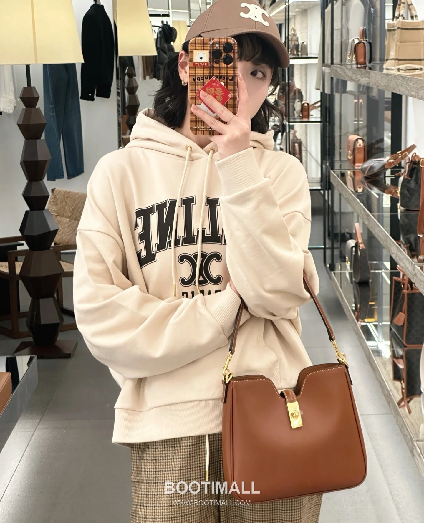 Louis Vuitton Lock Chain Italian Cowhide Brown Crossbody Bag 루이비통 락 체인 이탈리아 소가죽 브라운 크로스백 24.5cm 4