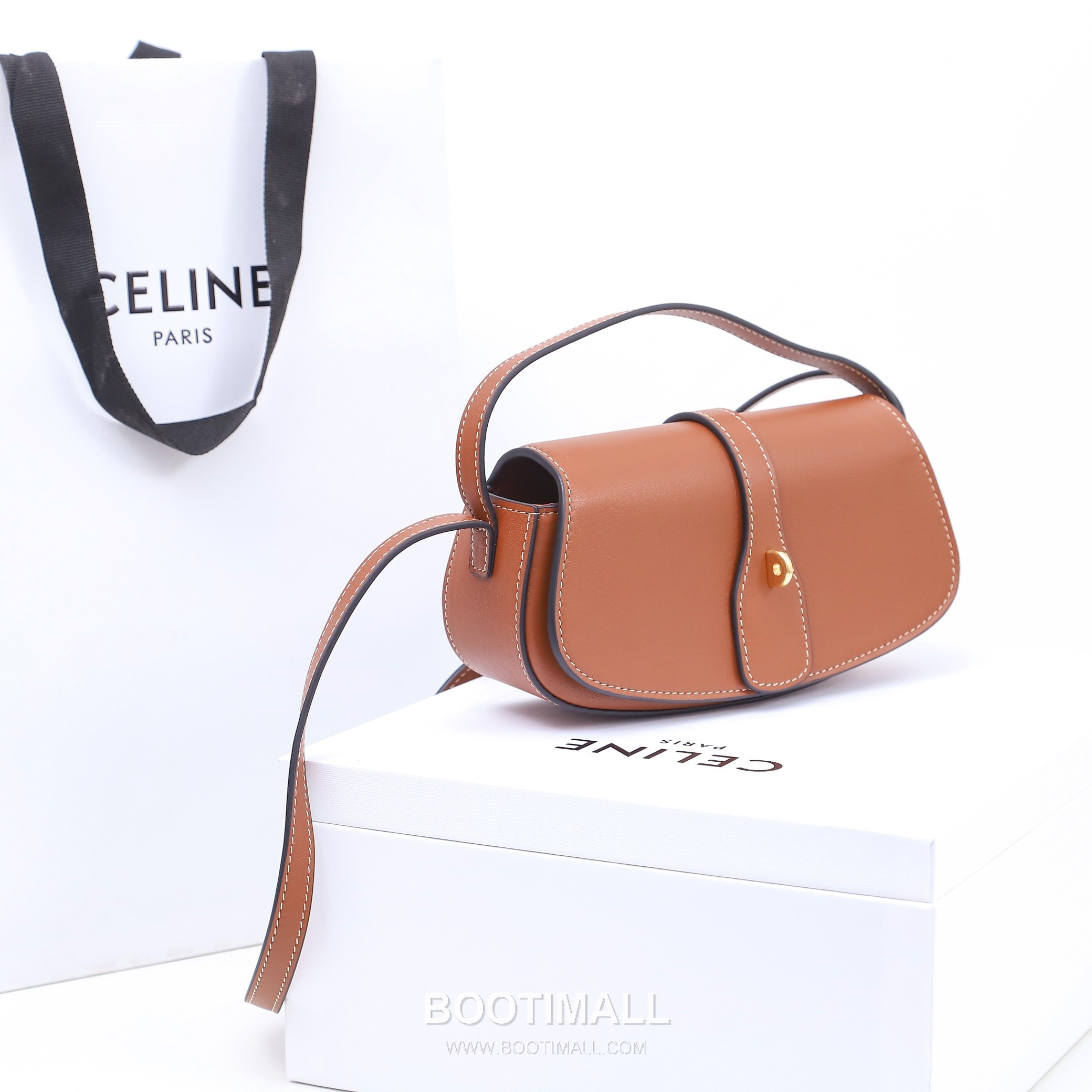 Celine Tabou 101592 Italian Cowhide Brown Clutch Bag 셀린느 타부 101592 이탈리아 소가죽 브라운 클러치백 18cm 11