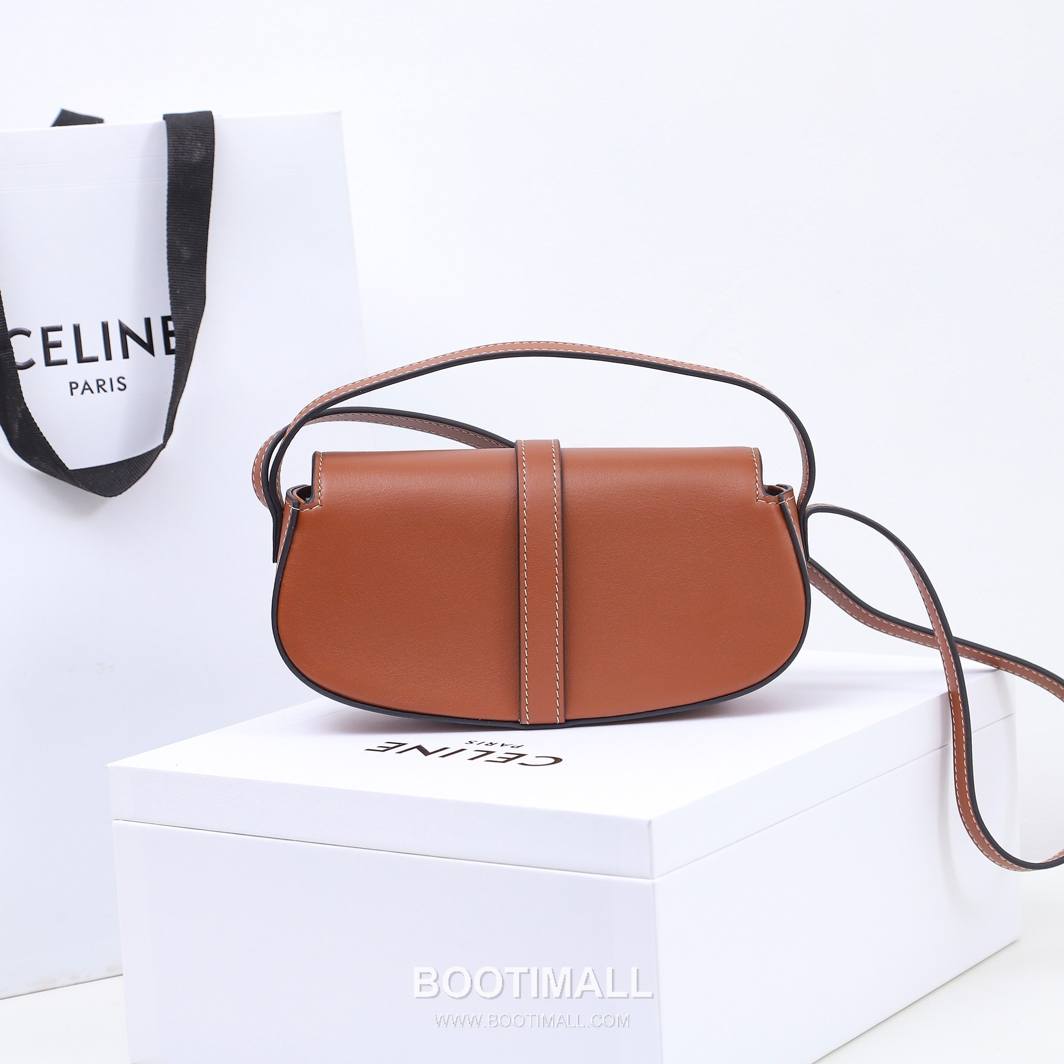 Celine Tabou 101592 Italian Cowhide Brown Clutch Bag 셀린느 타부 101592 이탈리아 소가죽 브라운 클러치백 18cm 13