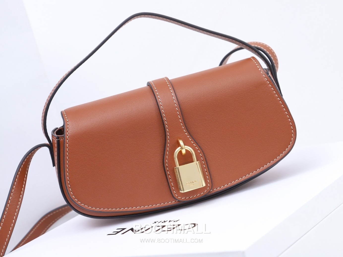 Celine Tabou 101592 Italian Cowhide Brown Clutch Bag 셀린느 타부 101592 이탈리아 소가죽 브라운 클러치백 18cm 14