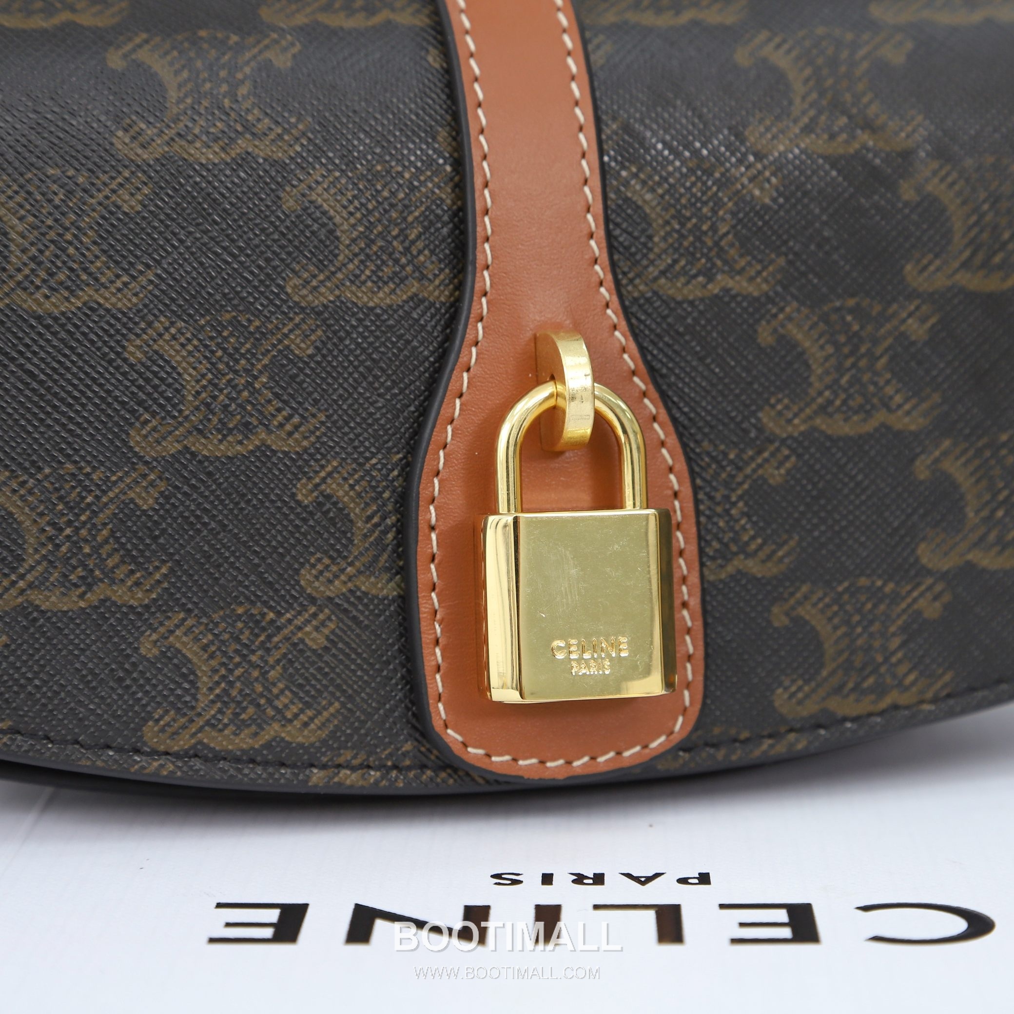 Celine Tabou Clutch Monogram Canvas Leather Bag 셀린느 타부 클러치 모노그램 캔버스 레더 숄더백 18cm 6