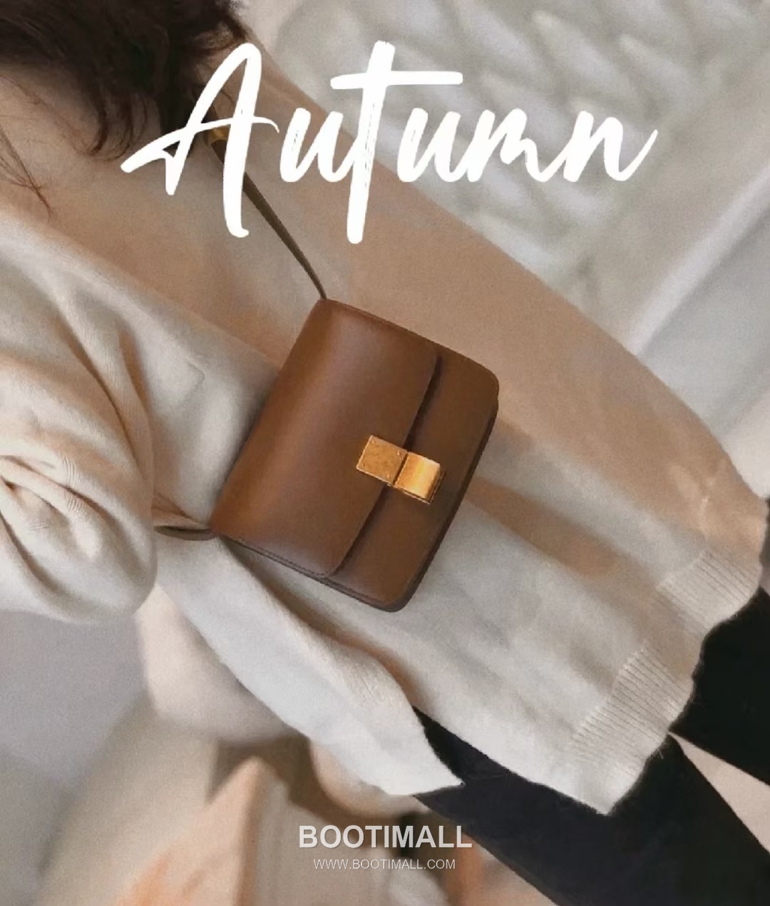 Celine Box 192523 Italian Calfskin Brown Crossbody Bag 셀린느 박스 192523 이탈리아 카프스킨 브라운 크로스백 19cm 1