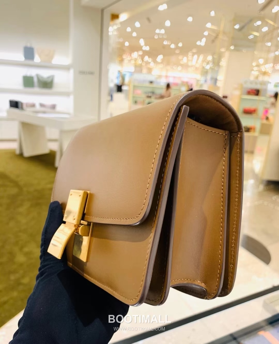 Celine Box 192523 Italian Calfskin Brown Crossbody Bag 셀린느 박스 192523 이탈리아 카프스킨 브라운 크로스백 19cm 7